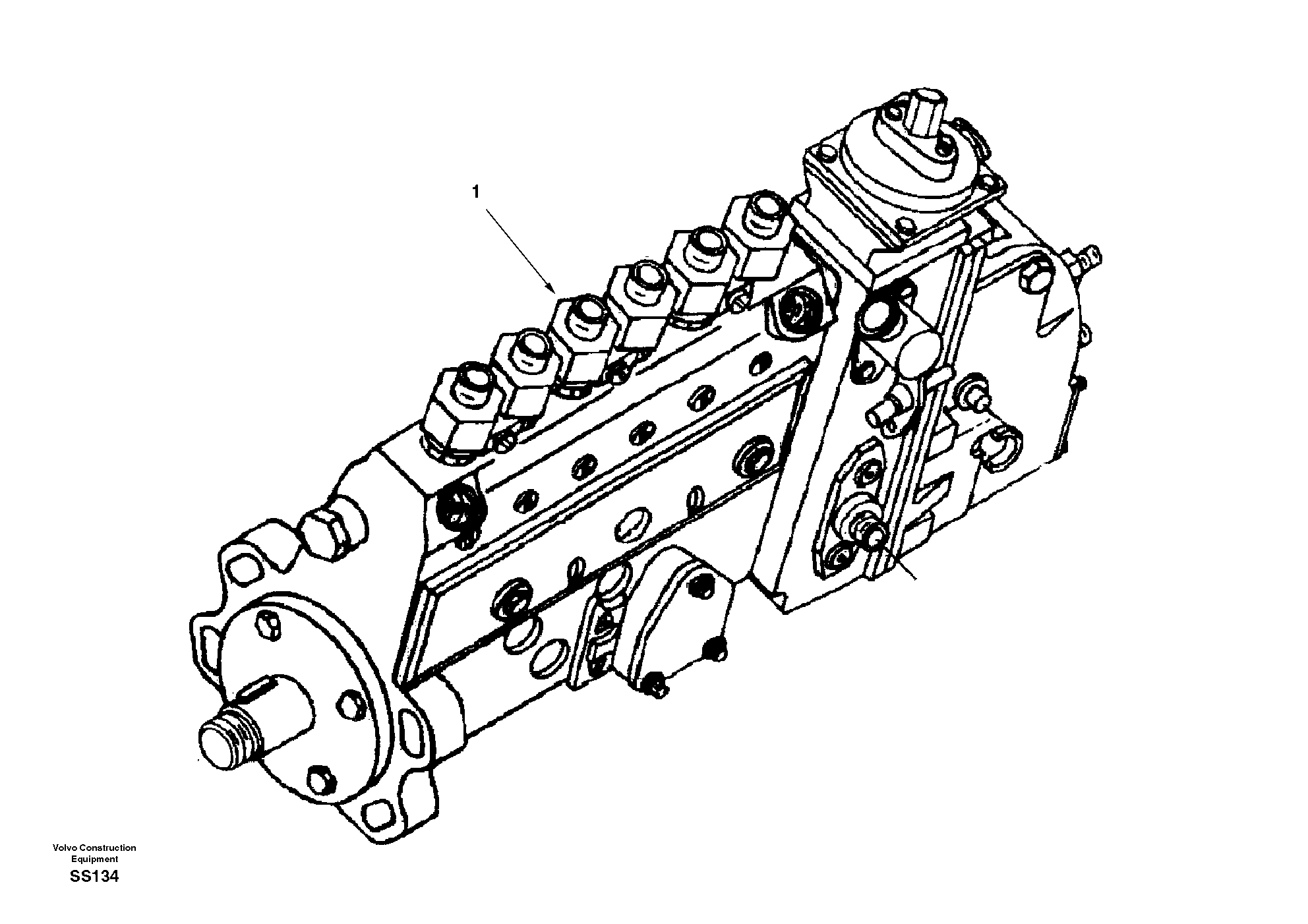 Injection pump — volvo parts diagram