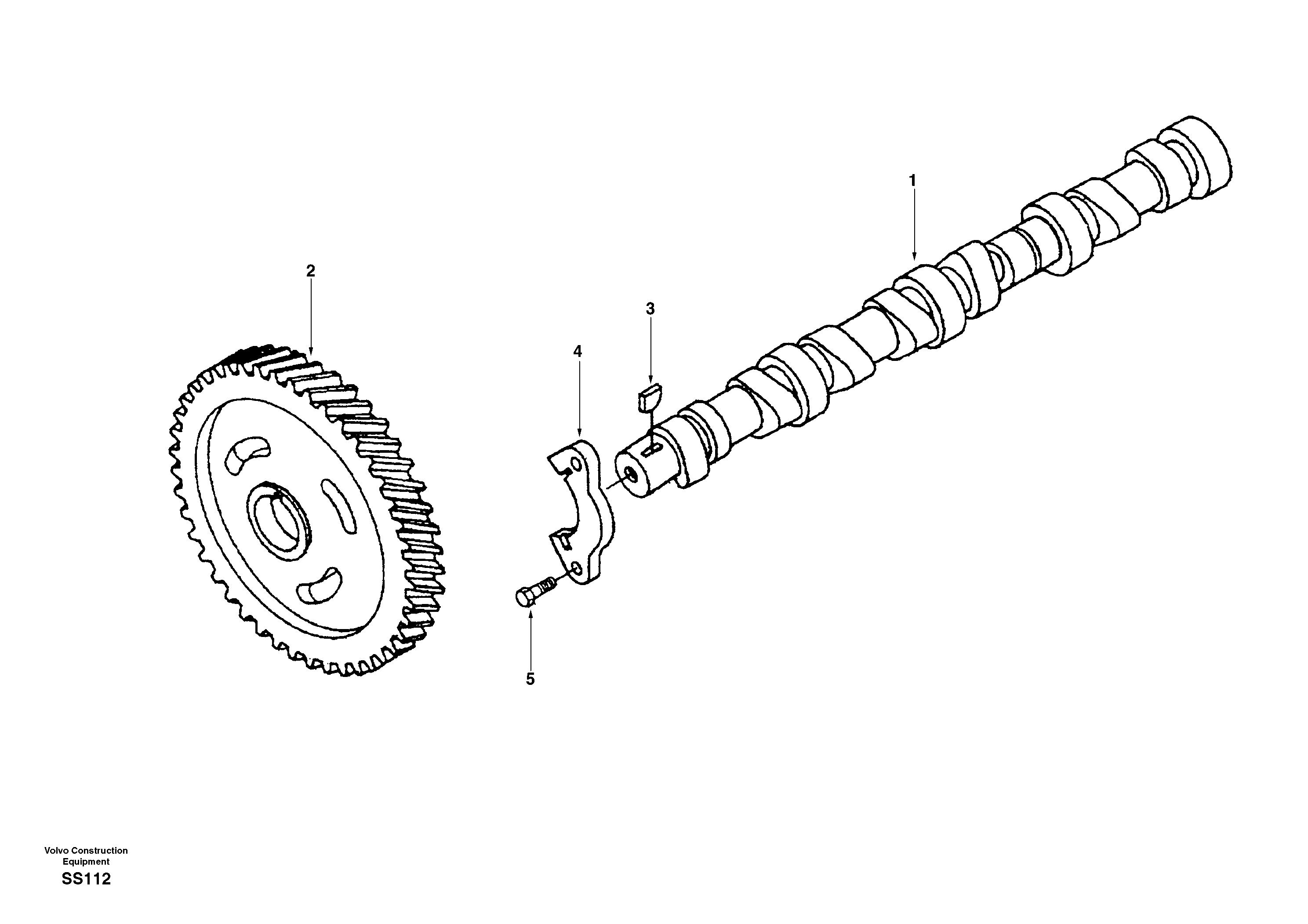 Camshaft — volvo parts diagram