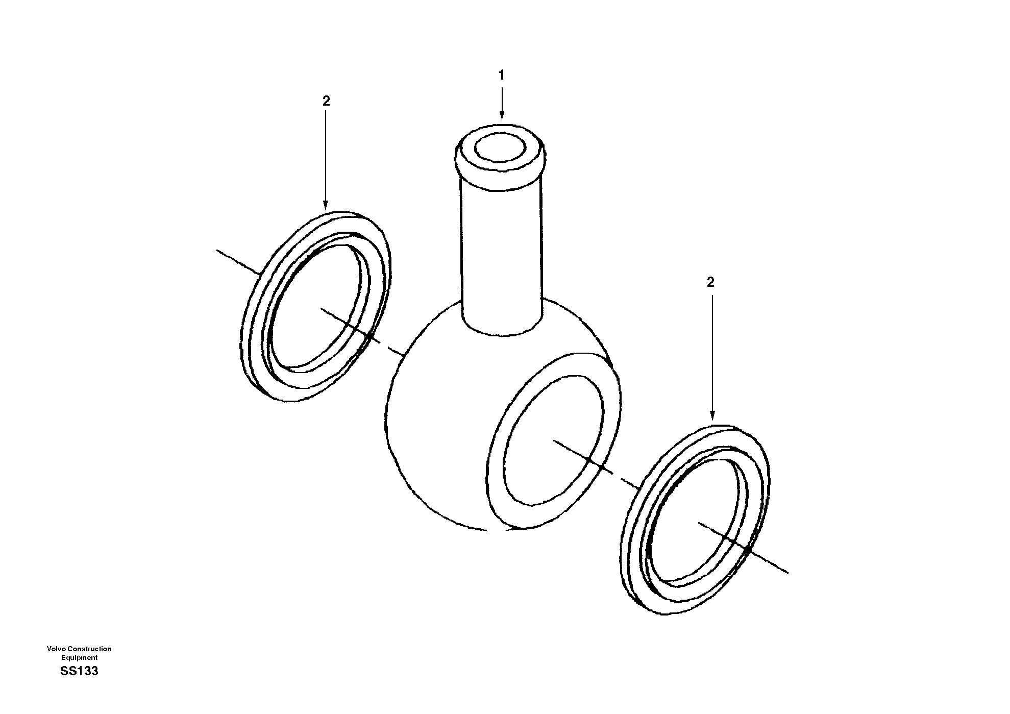 Fuel pipe. Drain — volvo parts diagram