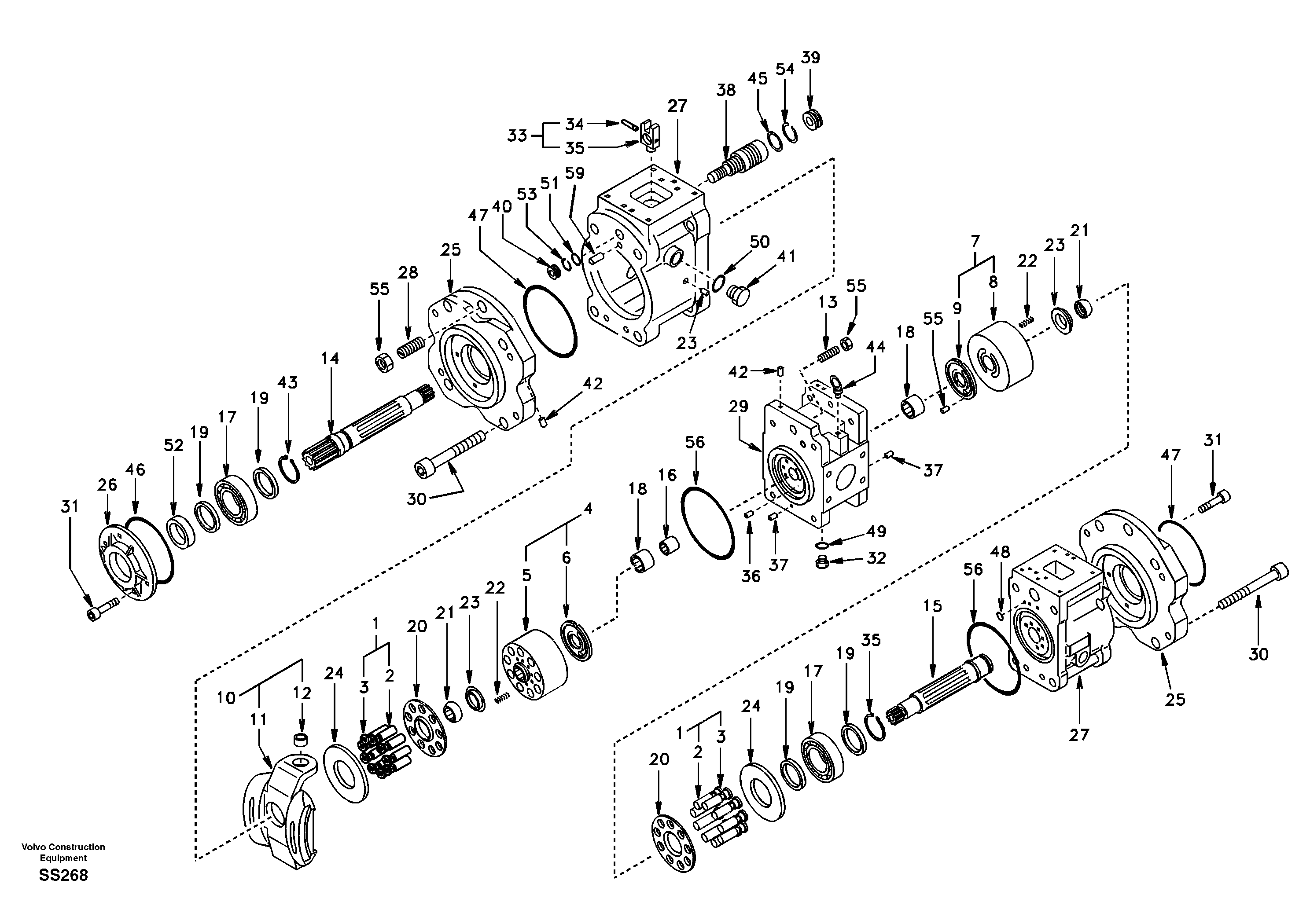 Hydraulic pump — volvo parts diagram