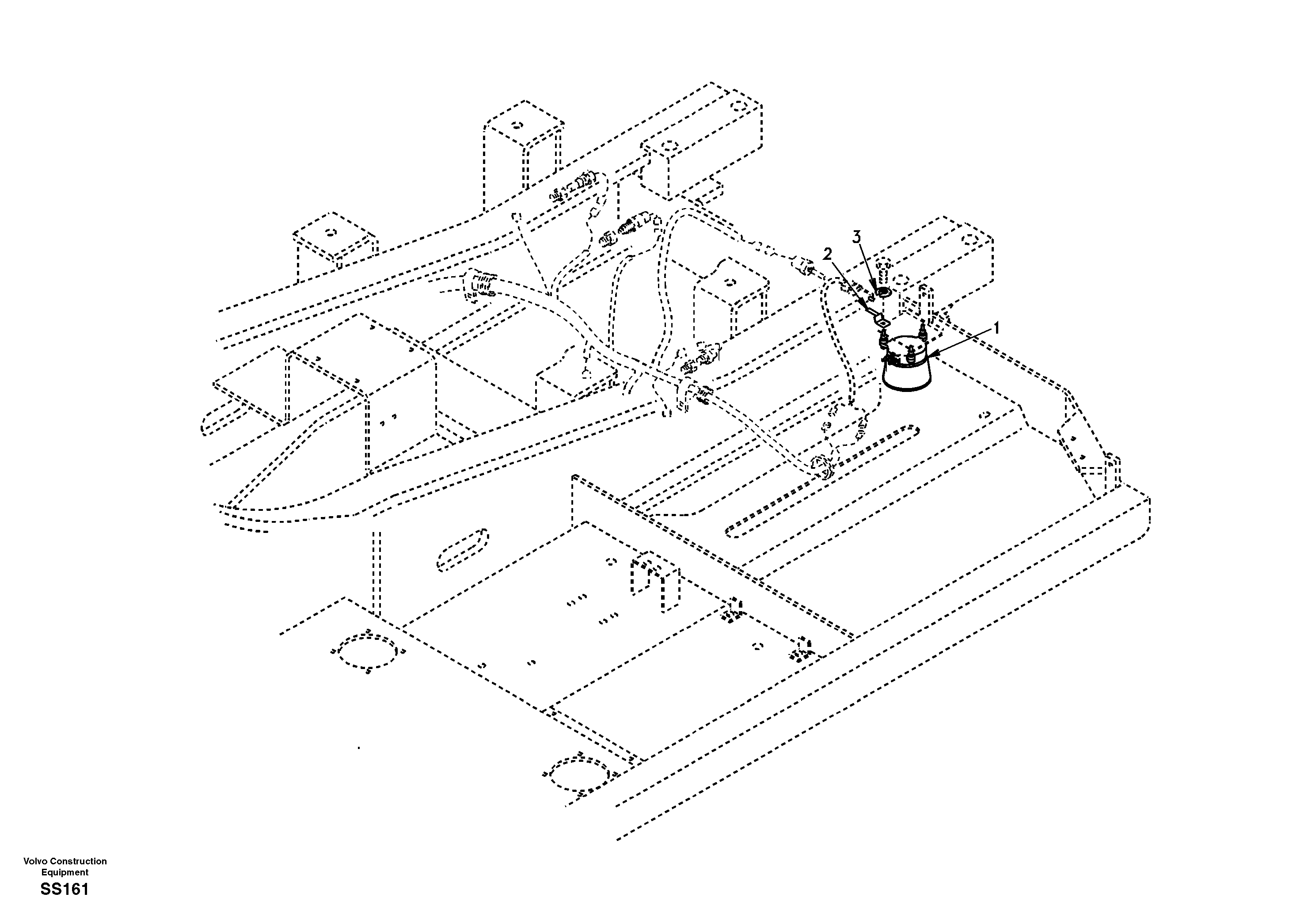 Back-up warning unit — volvo parts diagram