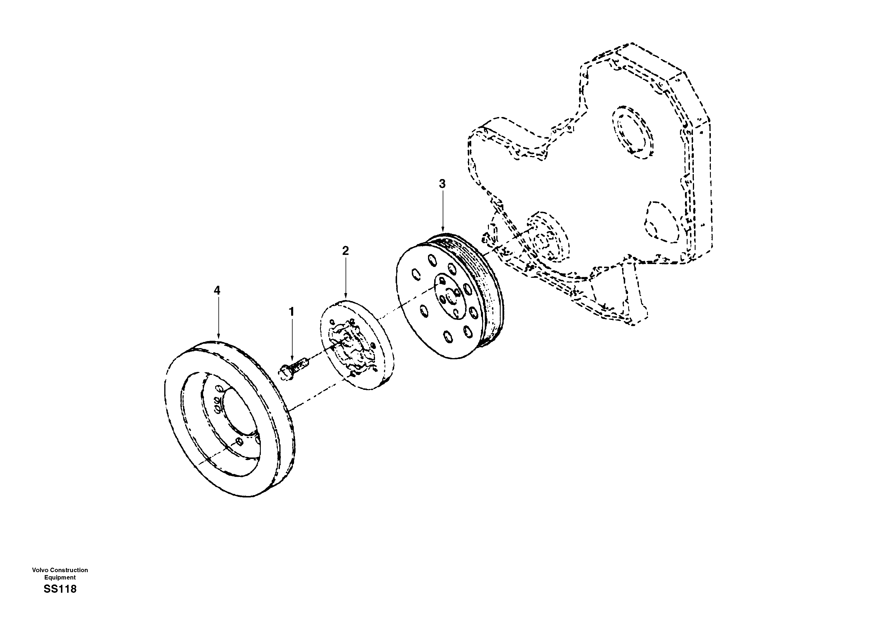 Vibration damper — volvo parts diagram
