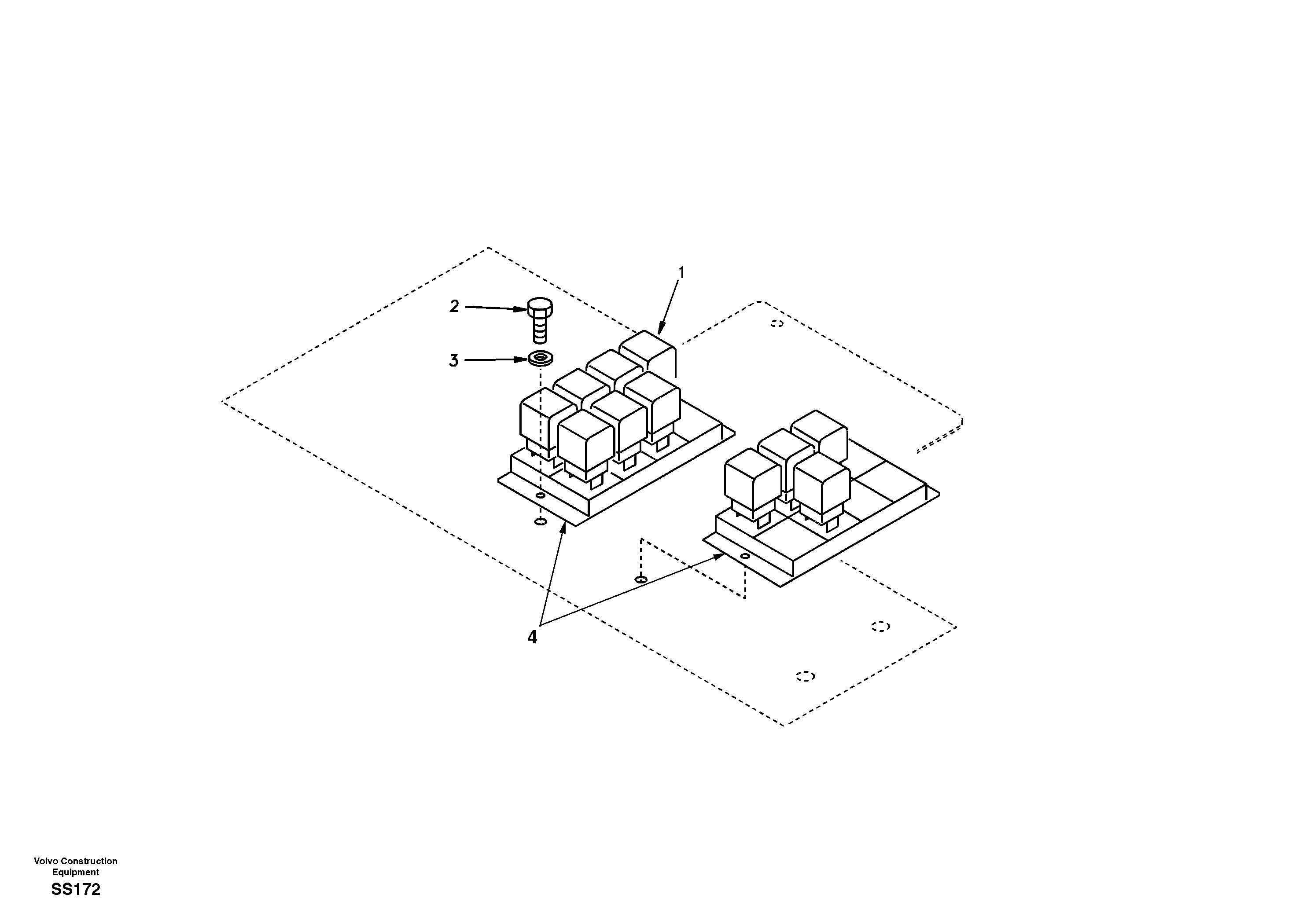 Electrical relay — volvo parts diagram