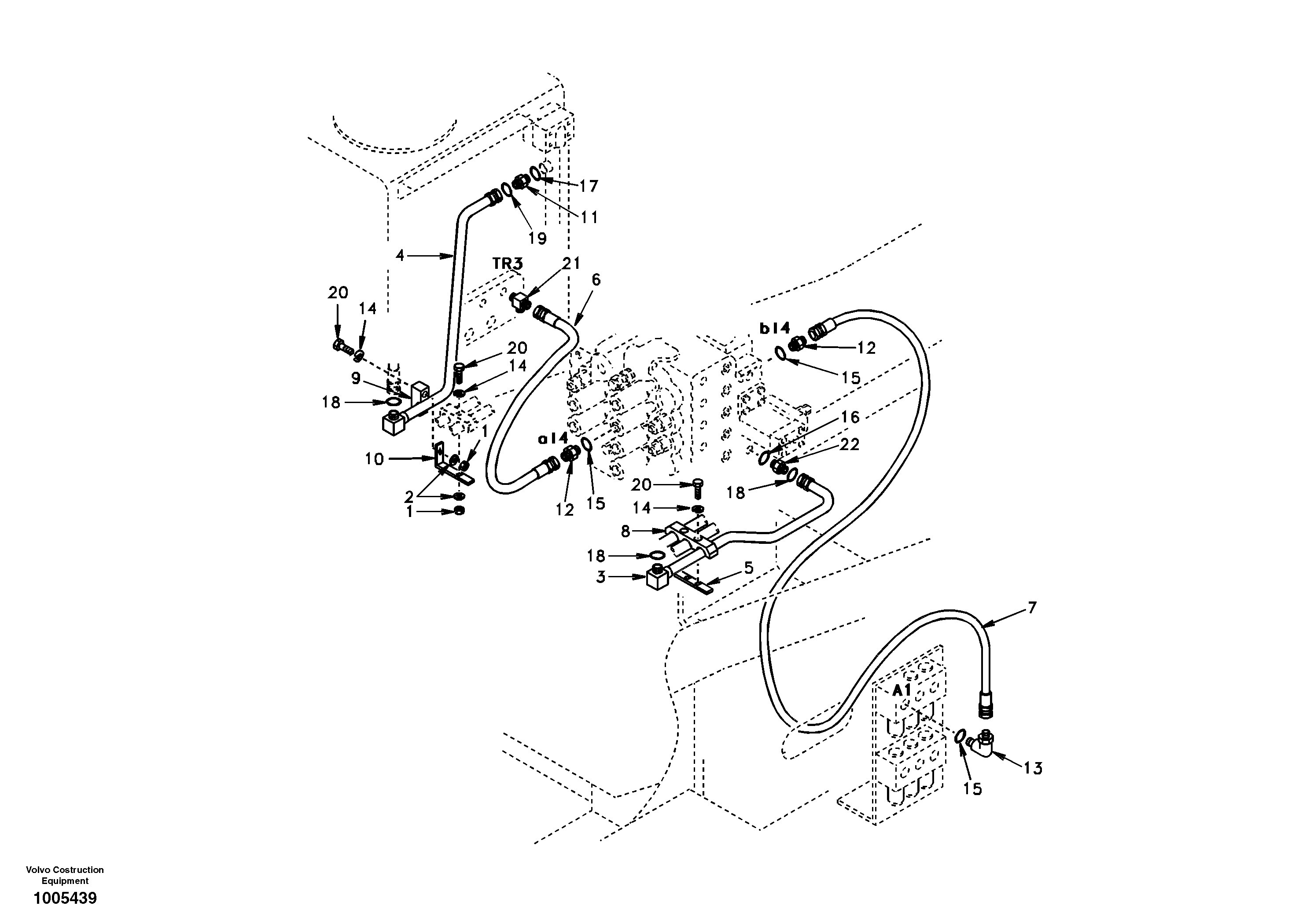 Working hydraulic, hammer and shear for upper — volvo parts diagram