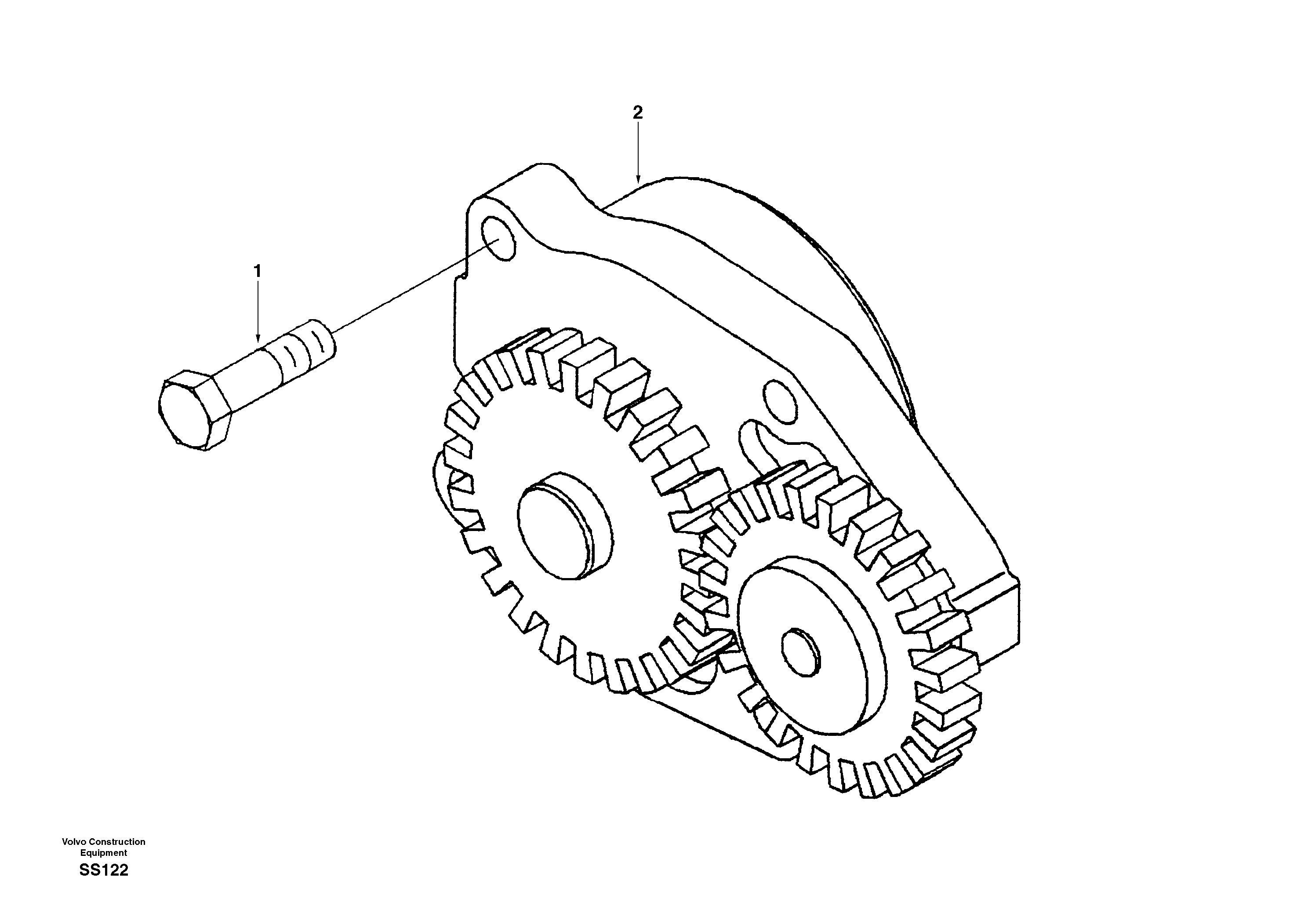 Oil pump — volvo parts diagram