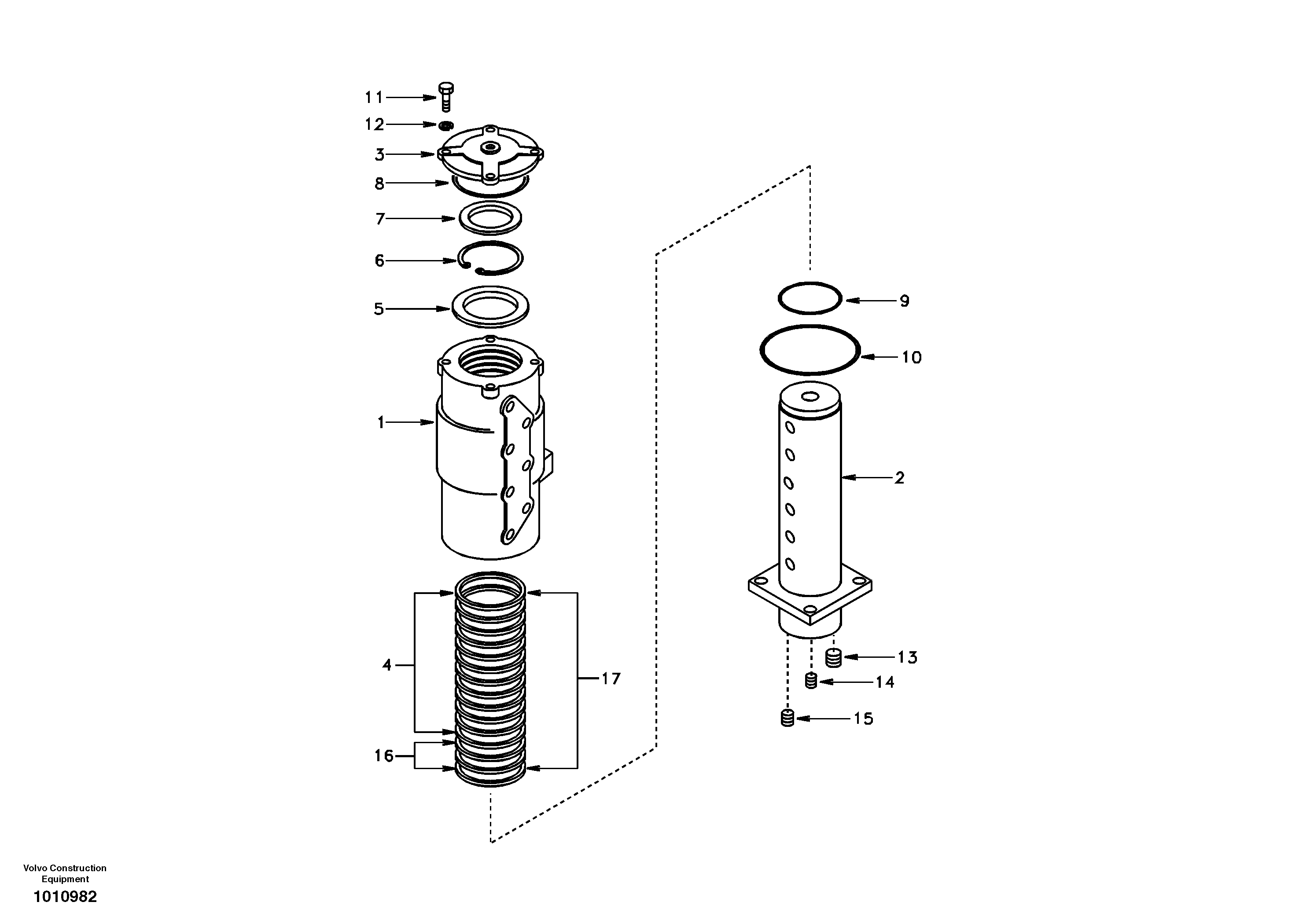 Turning joint — volvo parts diagram
