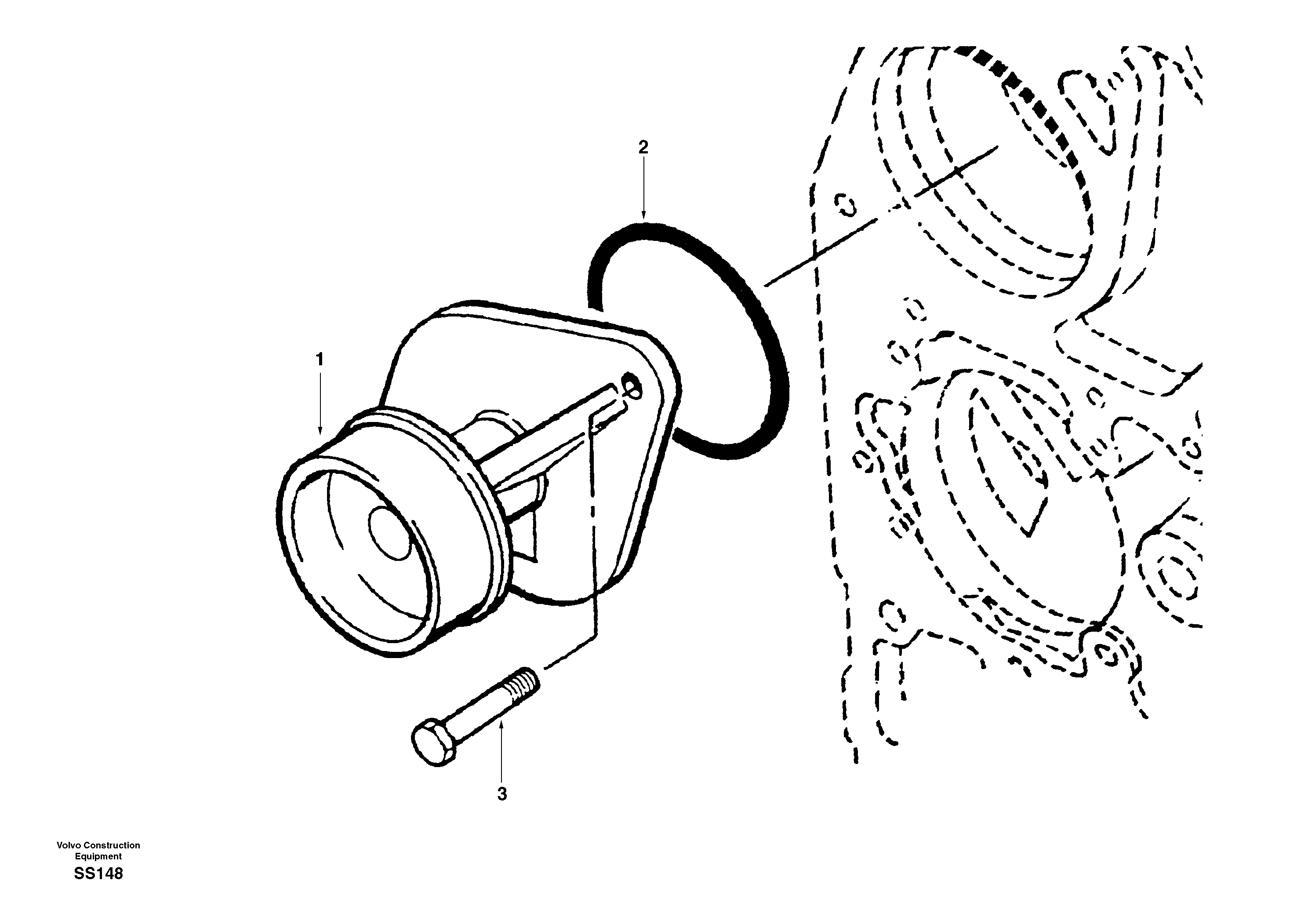 Water pump — volvo parts diagram
