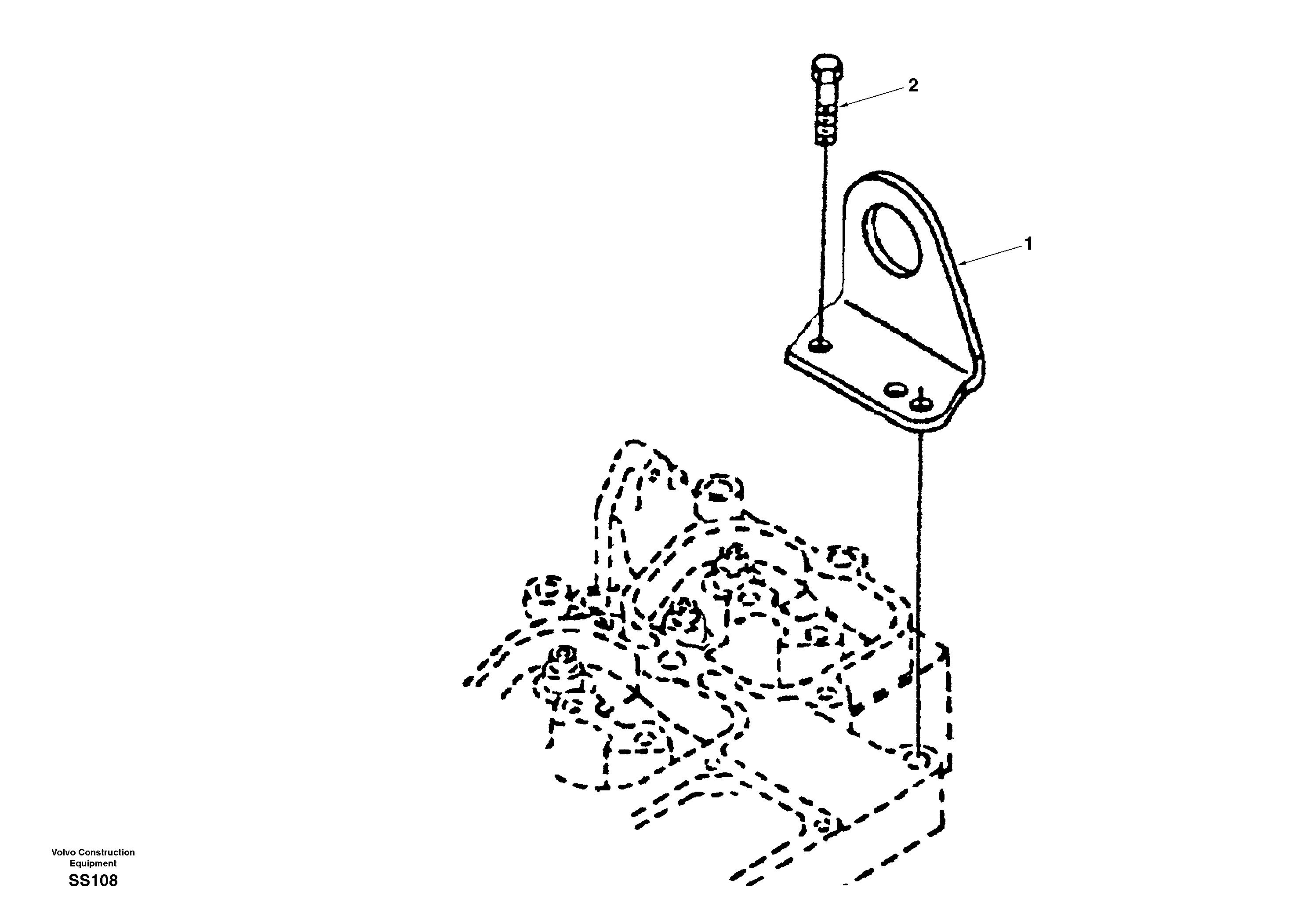 Lifting eye — volvo parts diagram