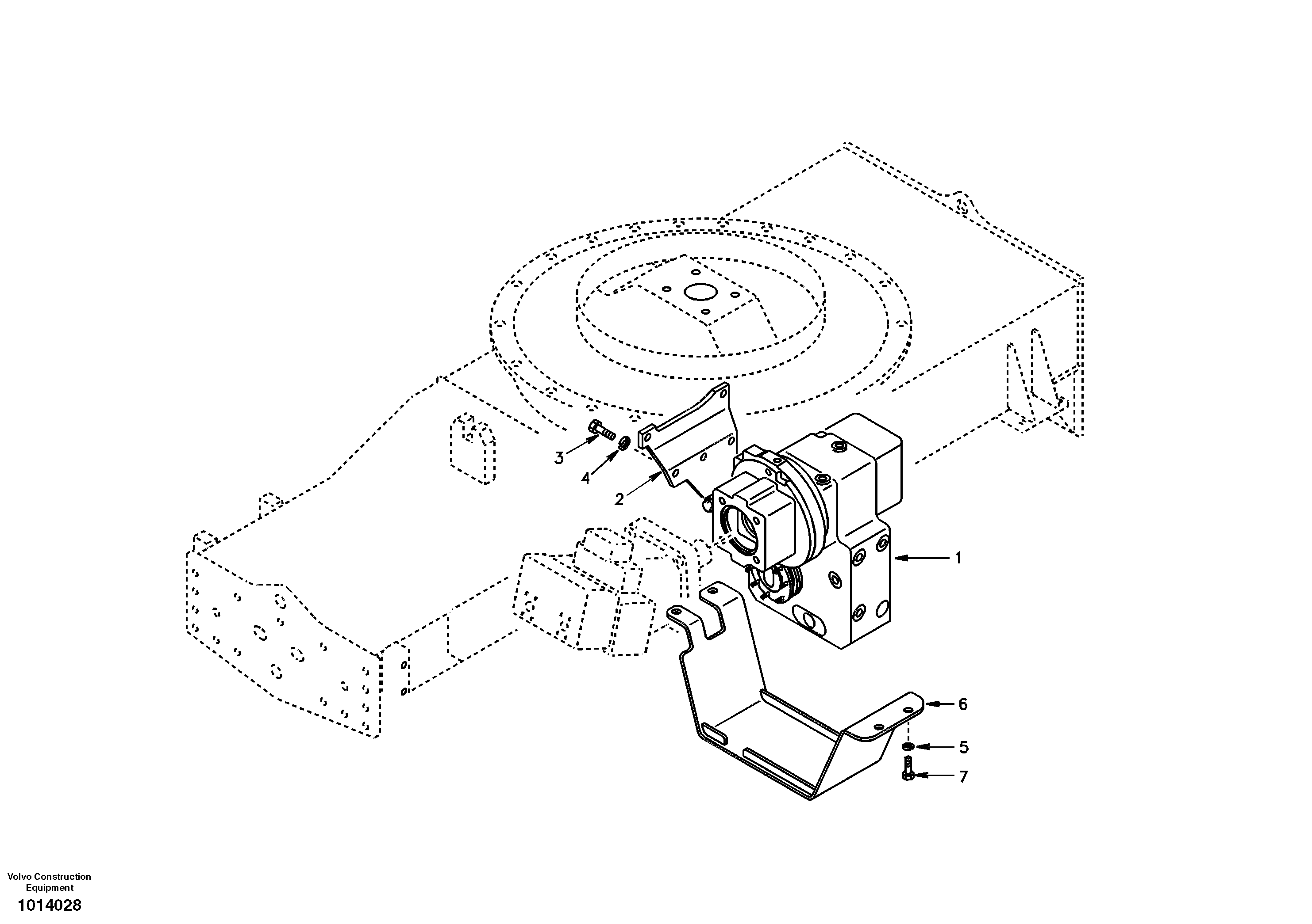 Transmission mounting — volvo parts diagram