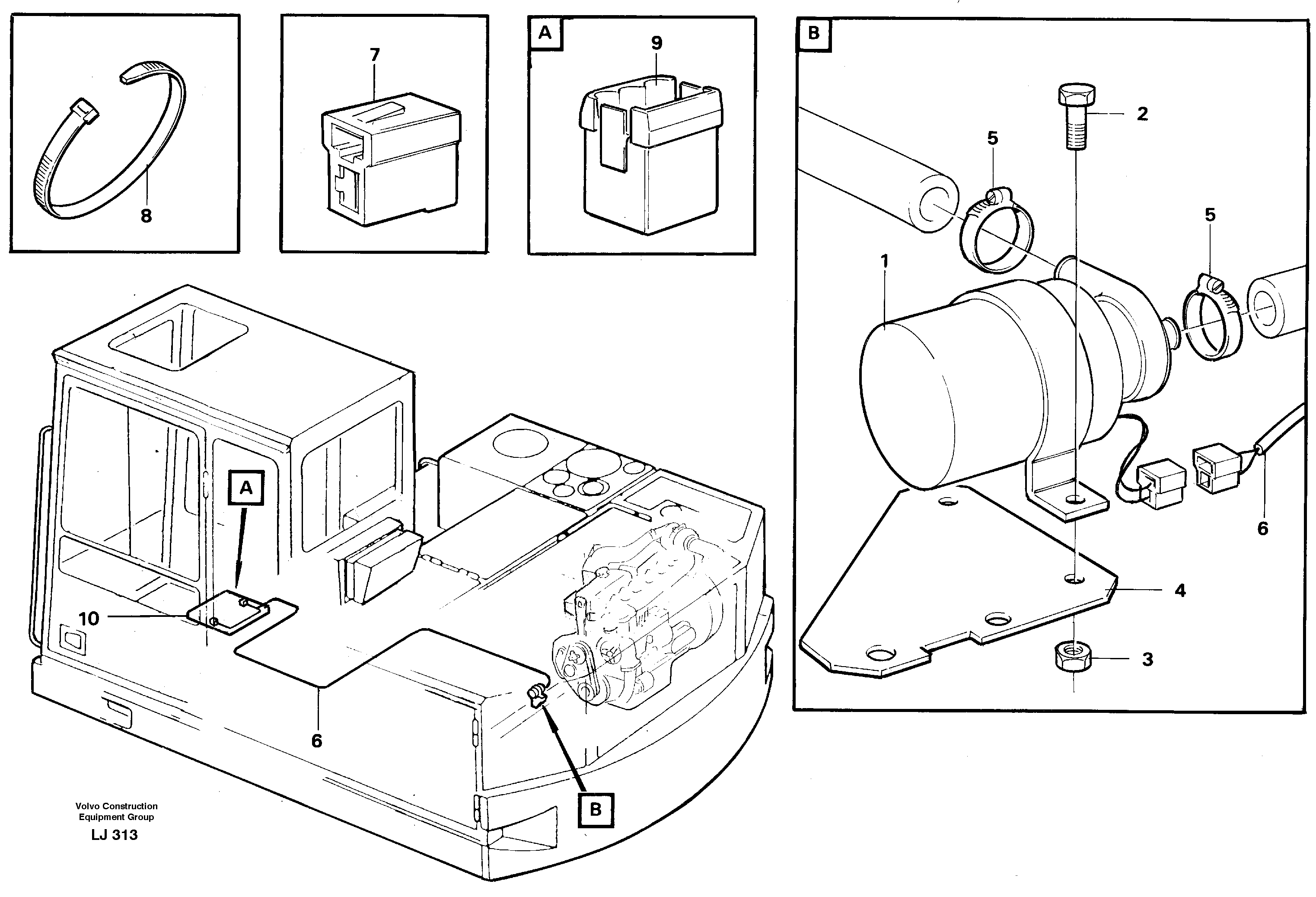 Cirkulation pump  14256586 — volvo parts diagram