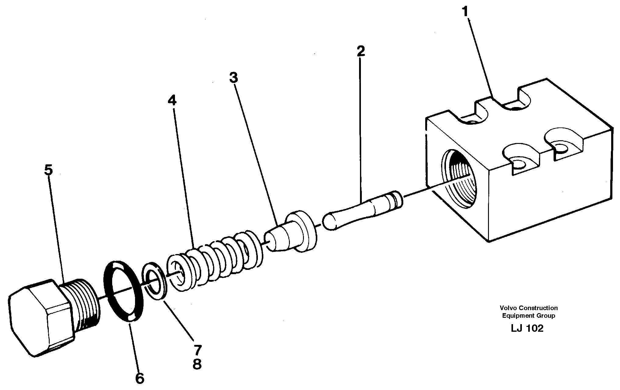 Pressure limiting valve — volvo parts diagram