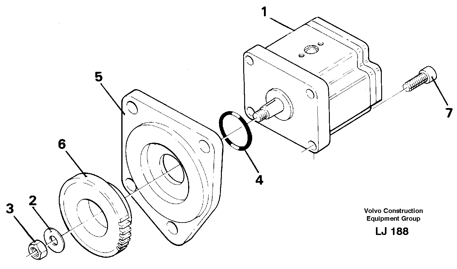 Servo pump — volvo parts diagram