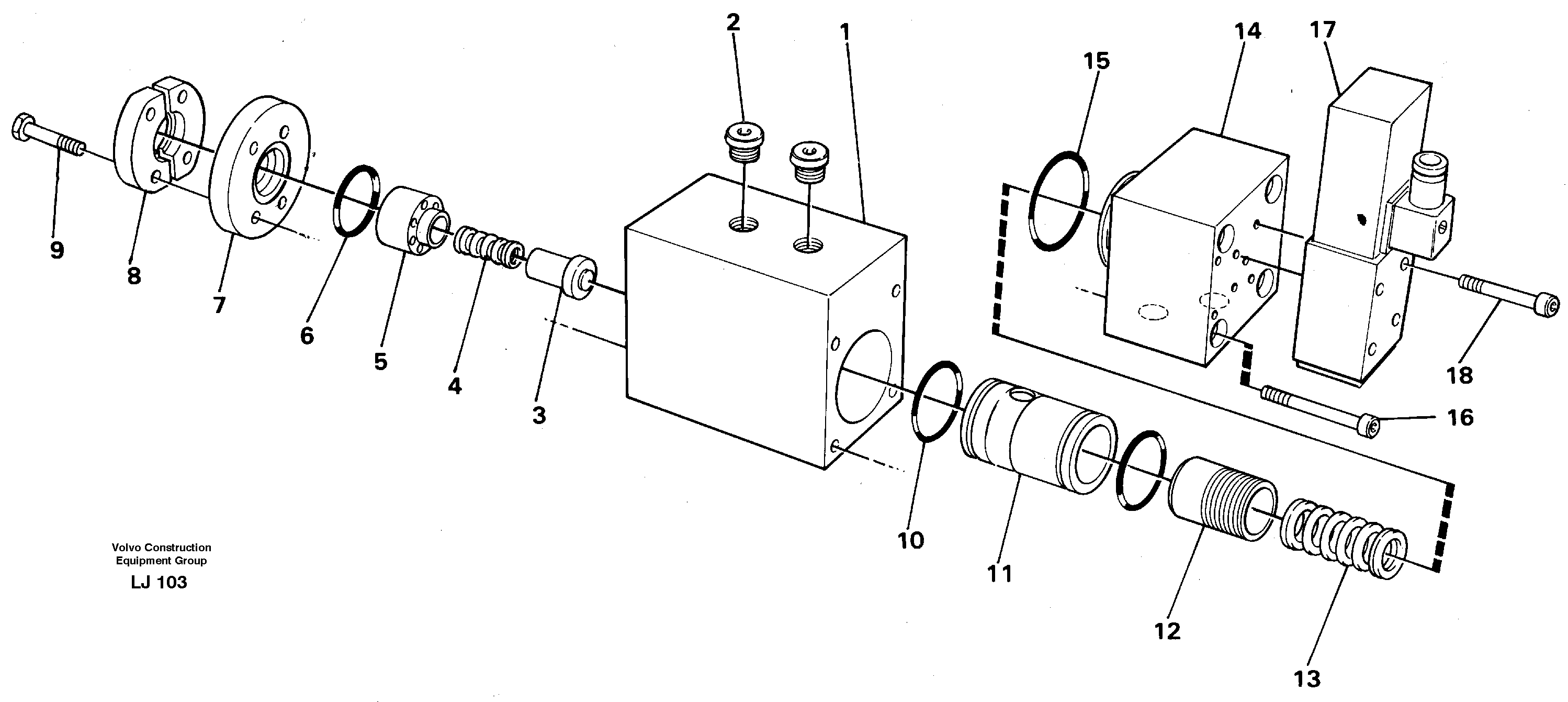 Relief valve — volvo parts diagram