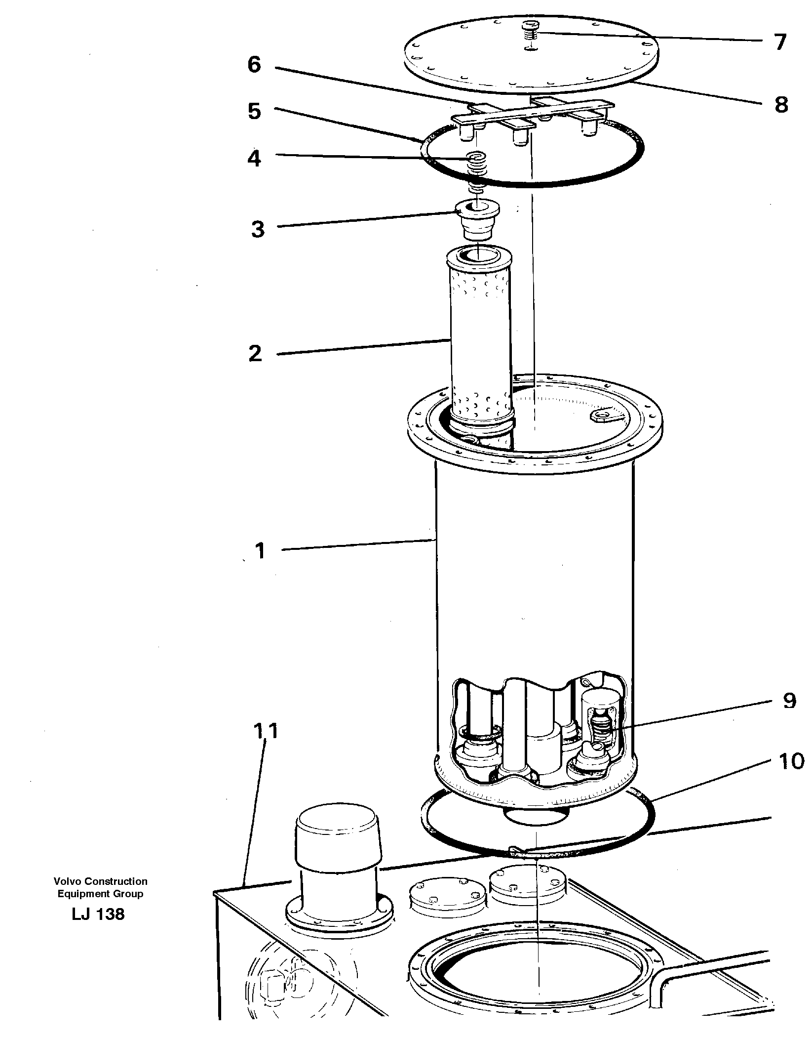 Filter box — volvo parts diagram