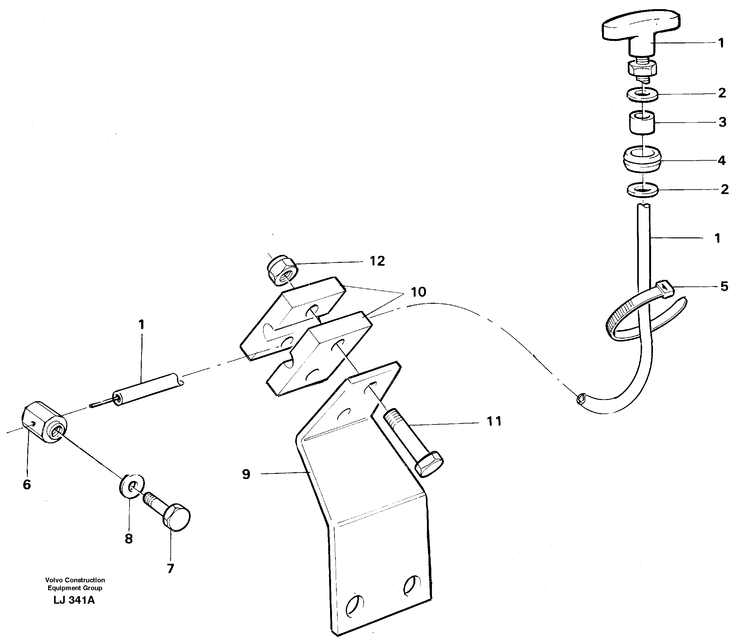 Stop control — volvo parts diagram