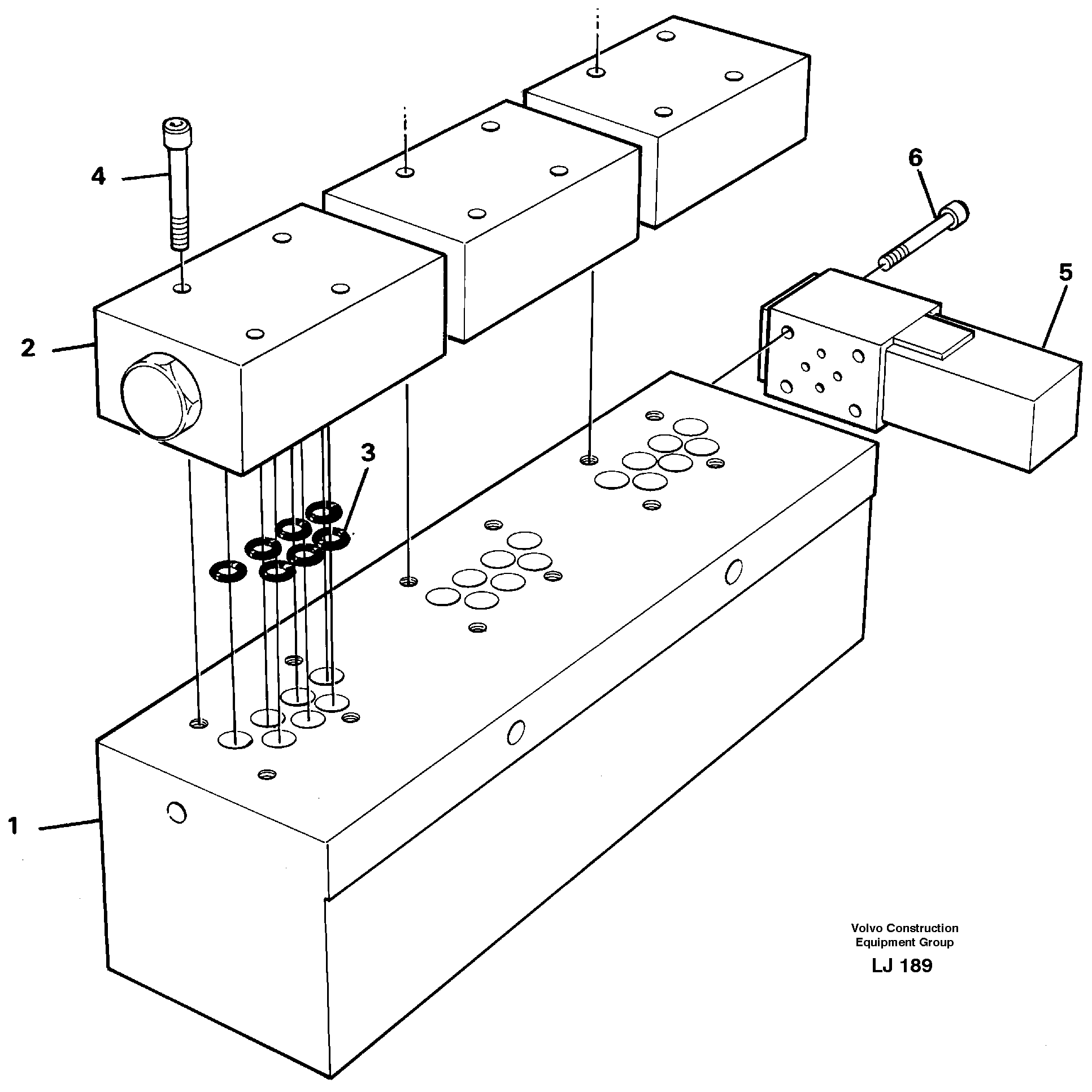 Speed control block — volvo parts diagram