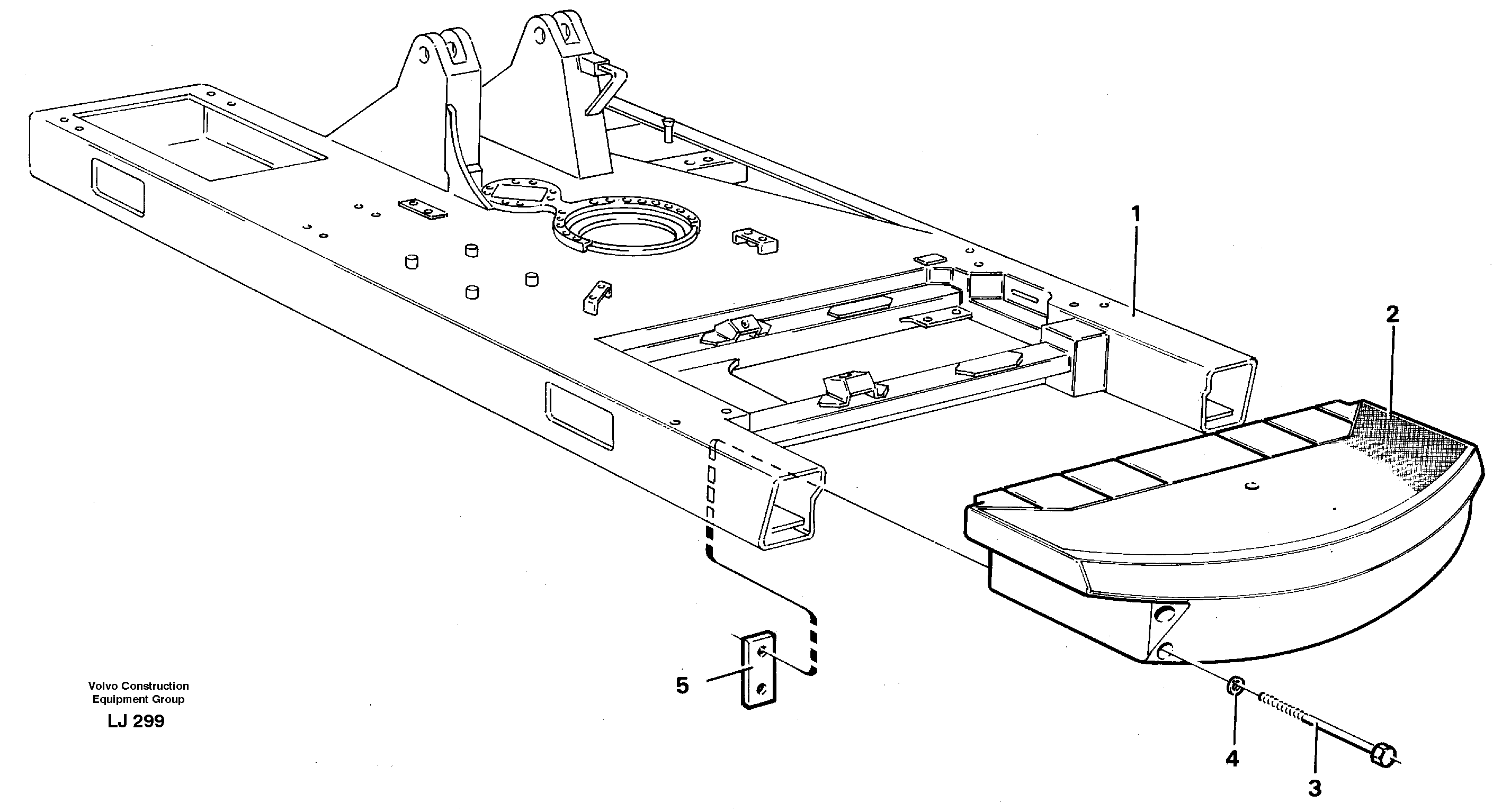 Counterweights  14261186, 14261187 — volvo parts diagram