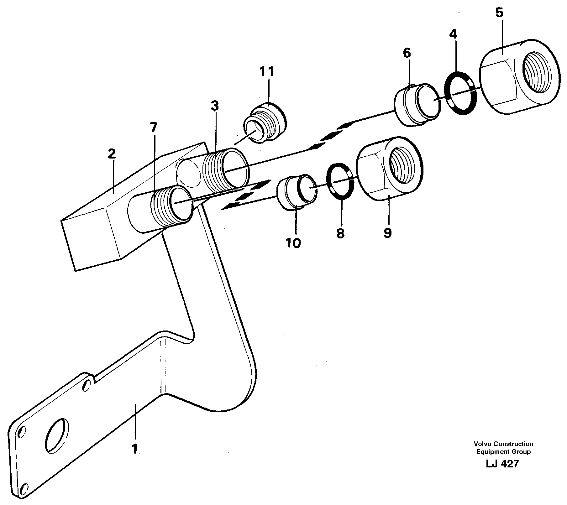 Tubing — volvo parts diagram