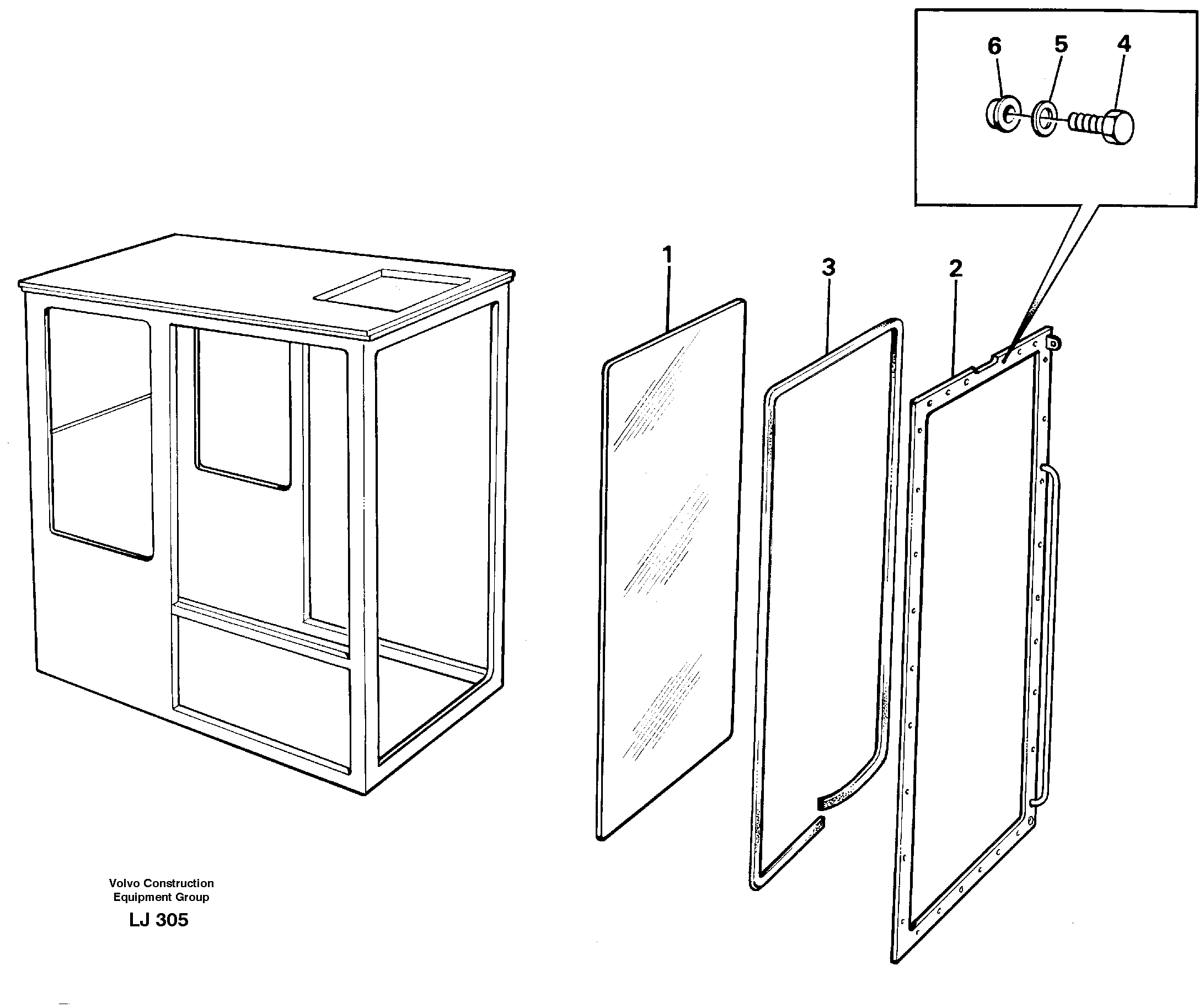 Entire unbreak.windscr.  14262514 — volvo parts diagram