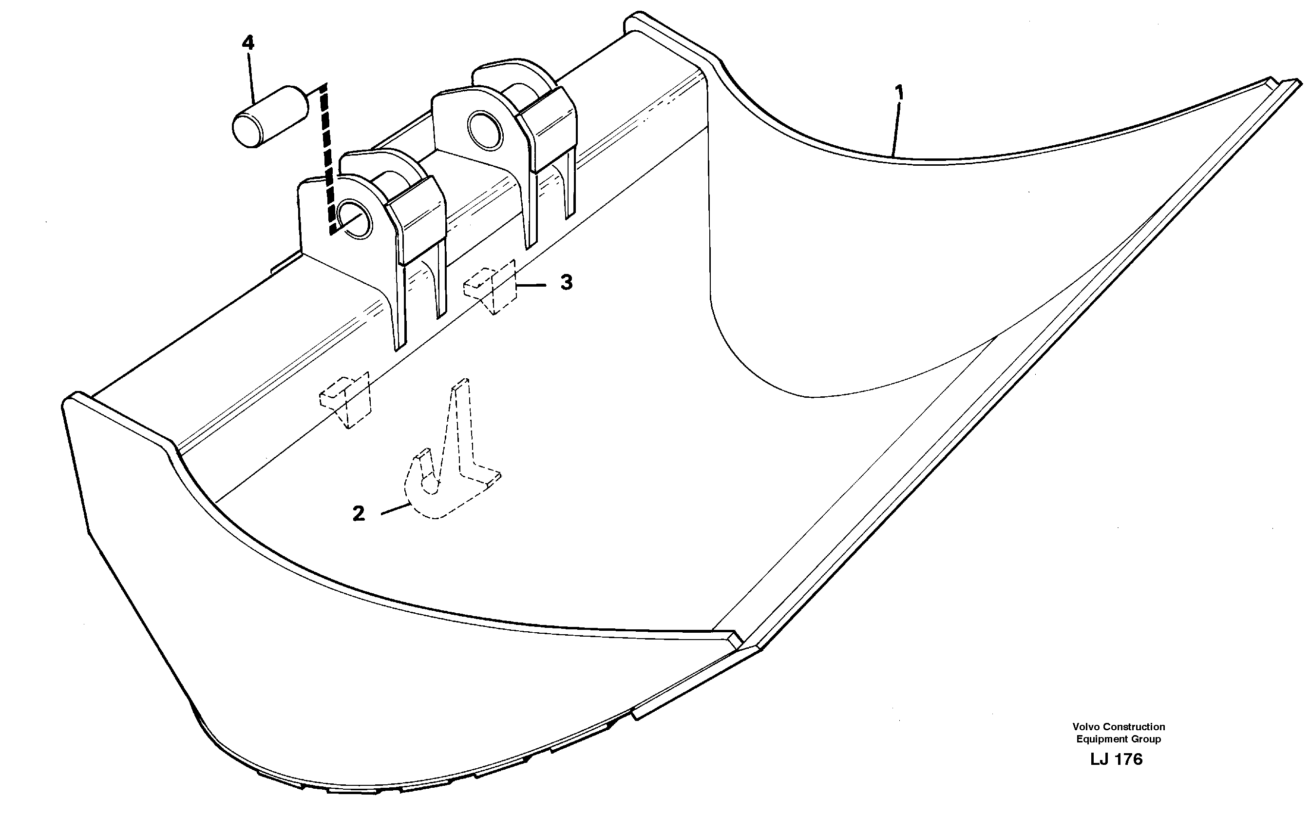 Fixed slope buckets — volvo parts diagram