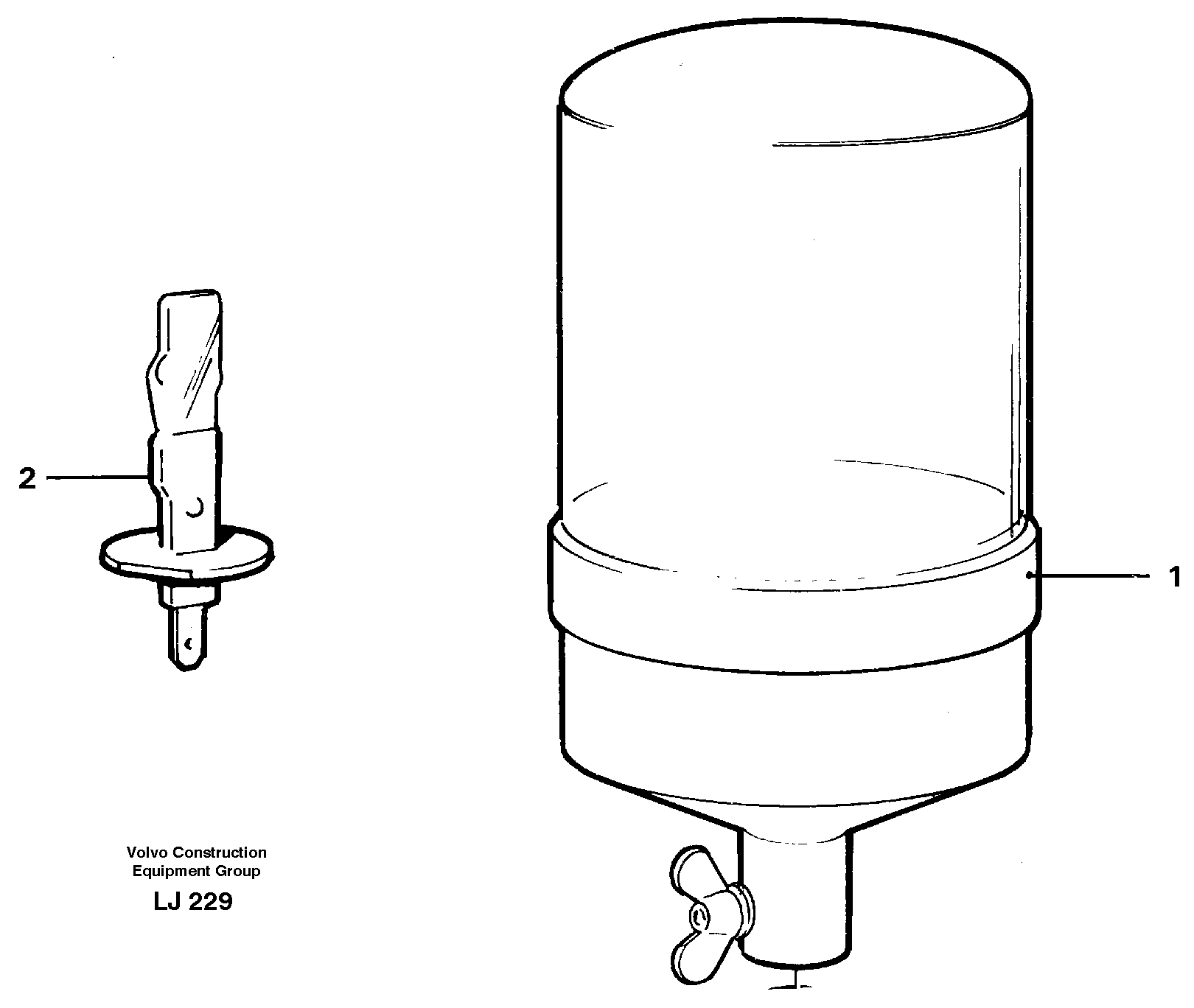 Rotating beacon — volvo parts diagram