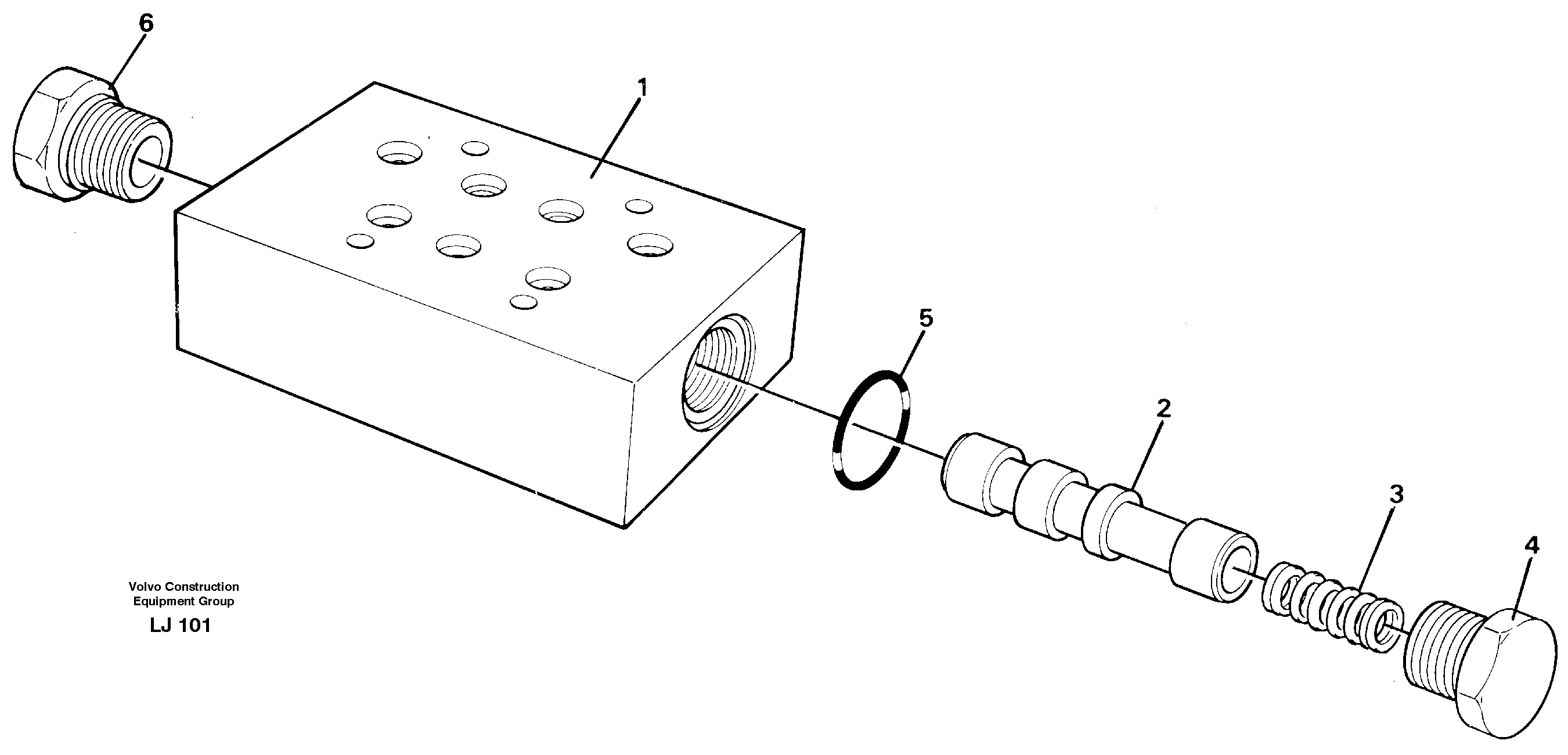 High speed valve — volvo parts diagram