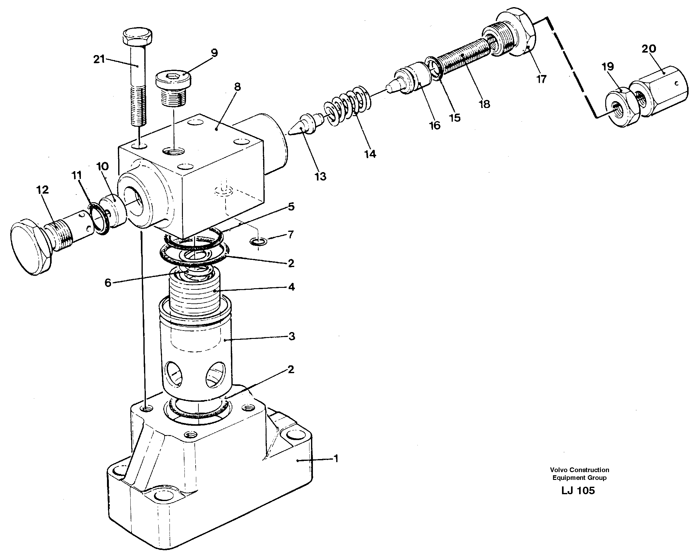 Pressure limiting valve — volvo parts diagram