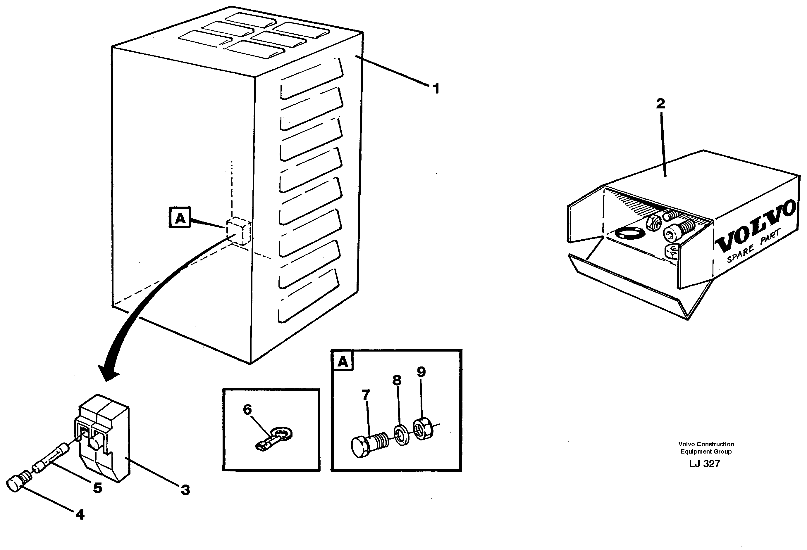 Magnet equipment Ohio, controller unit  14263368 — volvo parts diagram