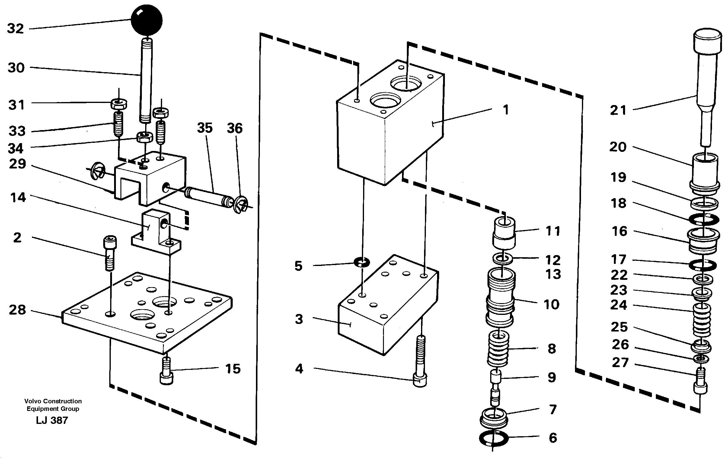 Control pressure valve — volvo parts diagram
