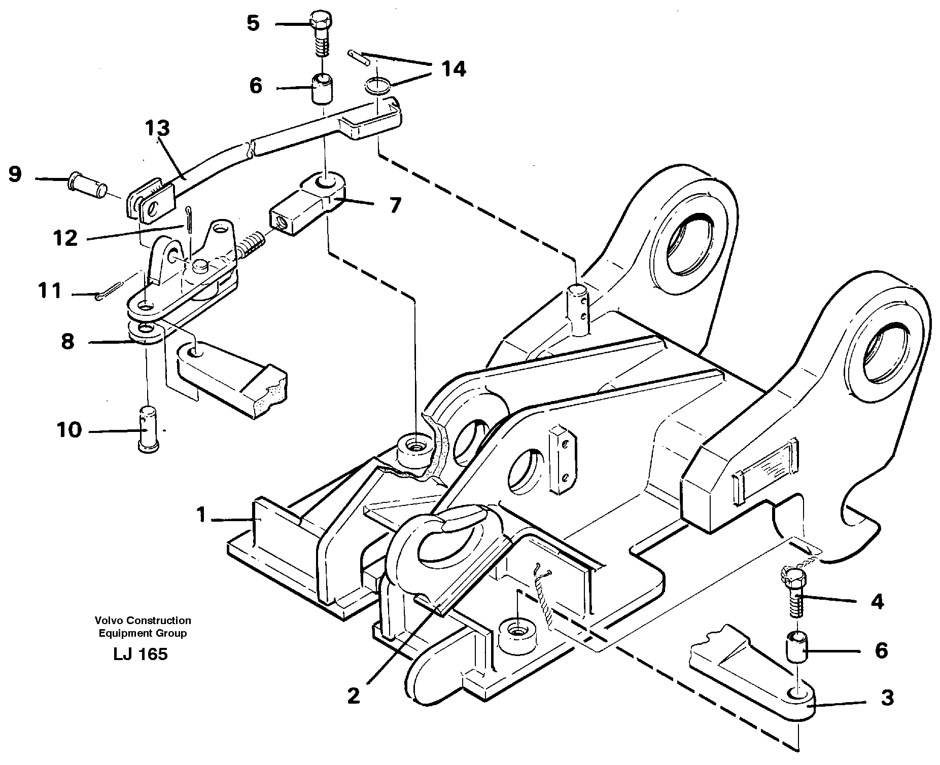 Quickfit, mechanical  14255321 — volvo parts diagram