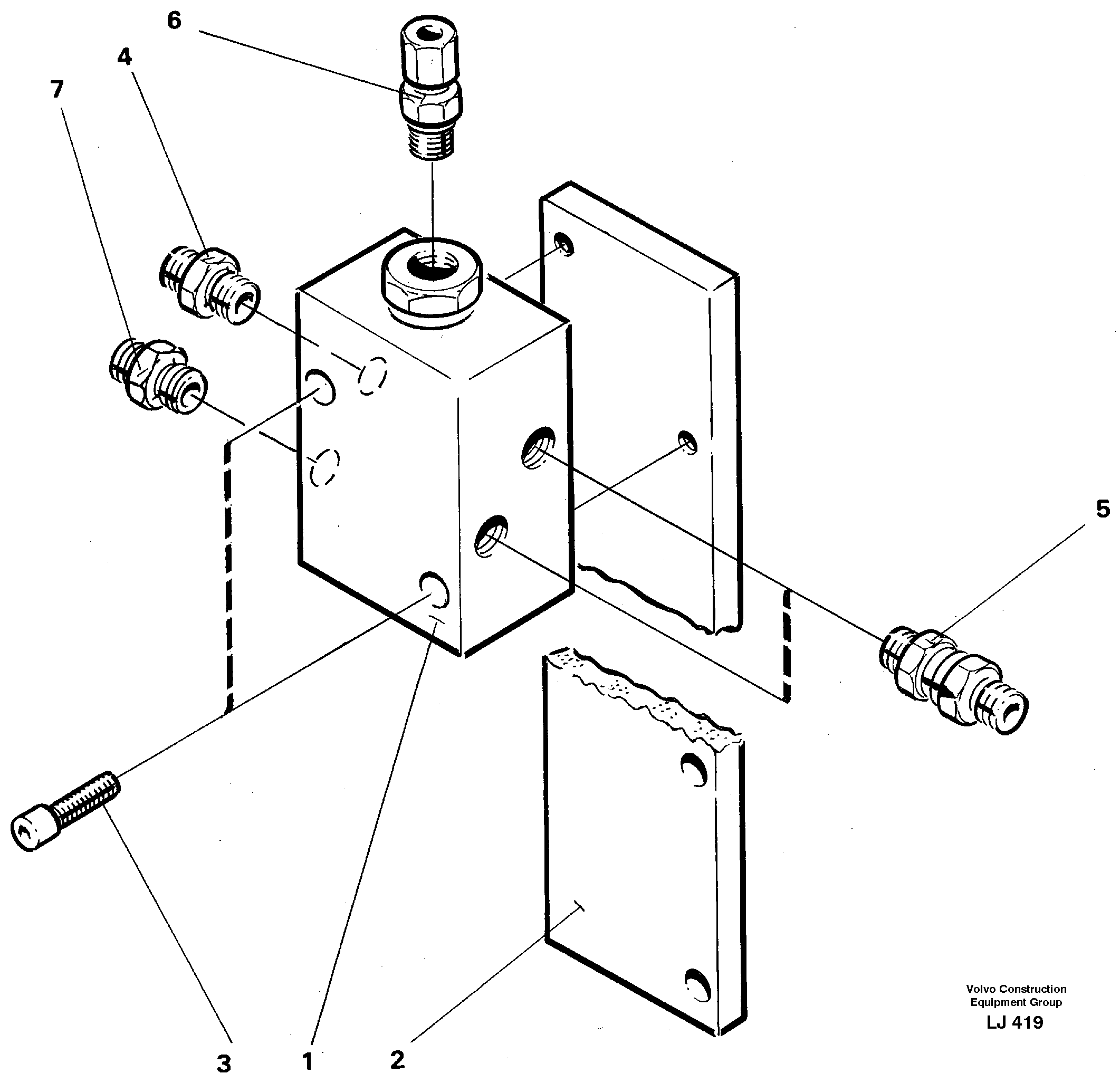 Relay valve — volvo parts diagram