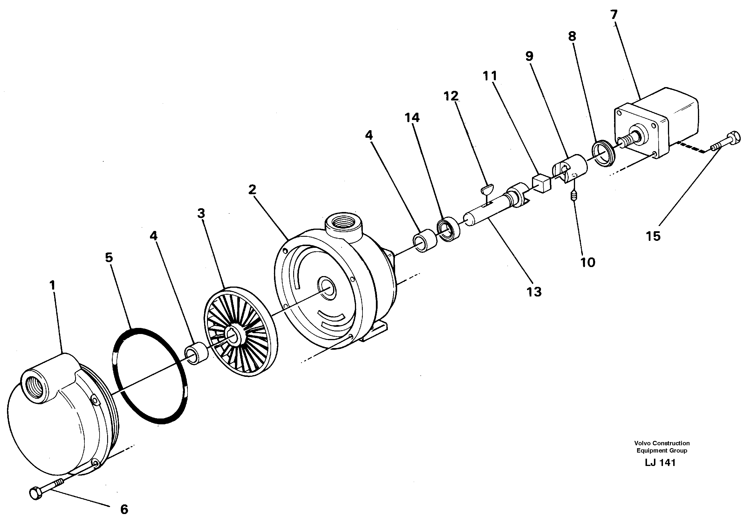 Fuel pump — volvo parts diagram