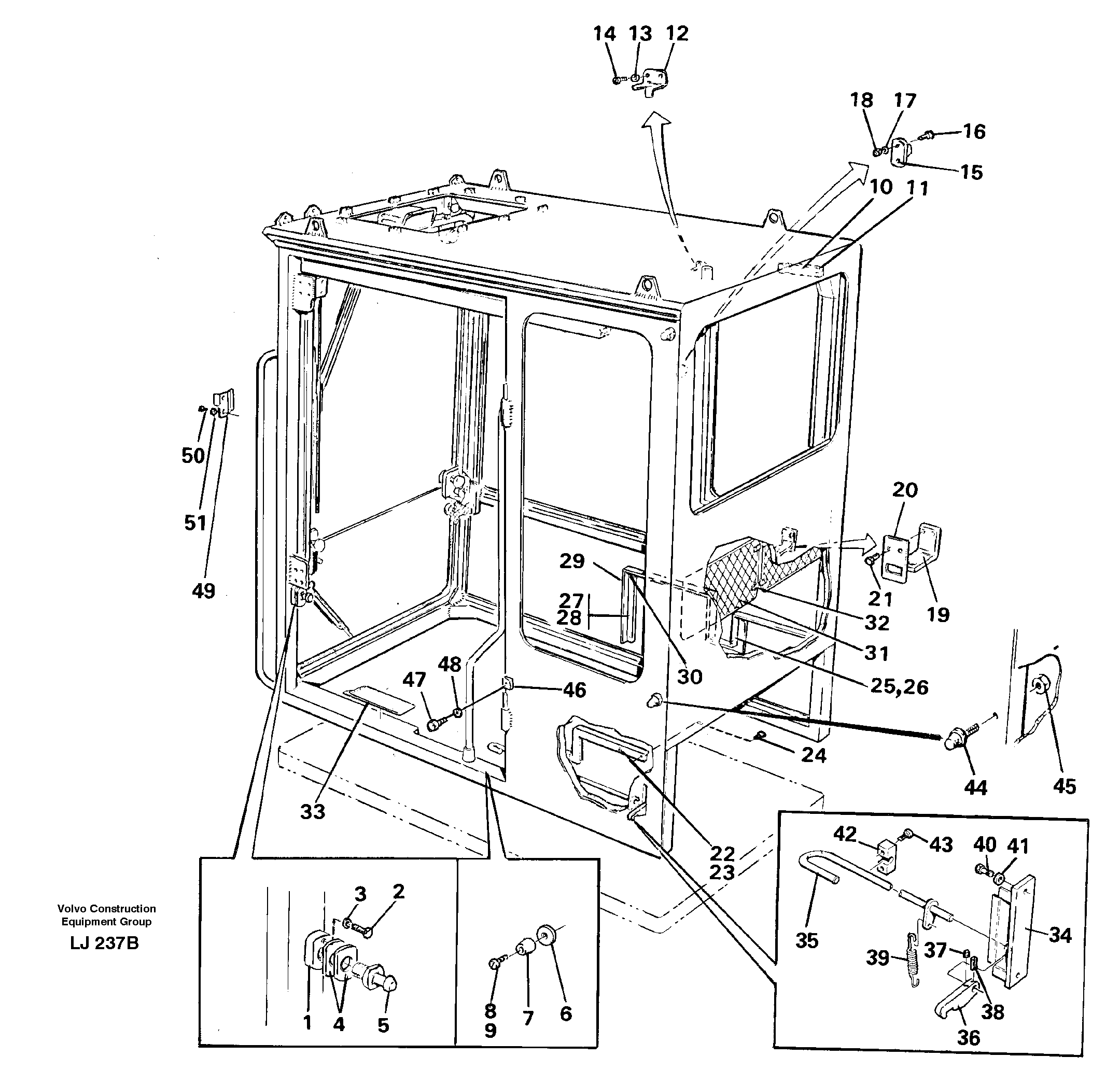 Interior components — volvo parts diagram