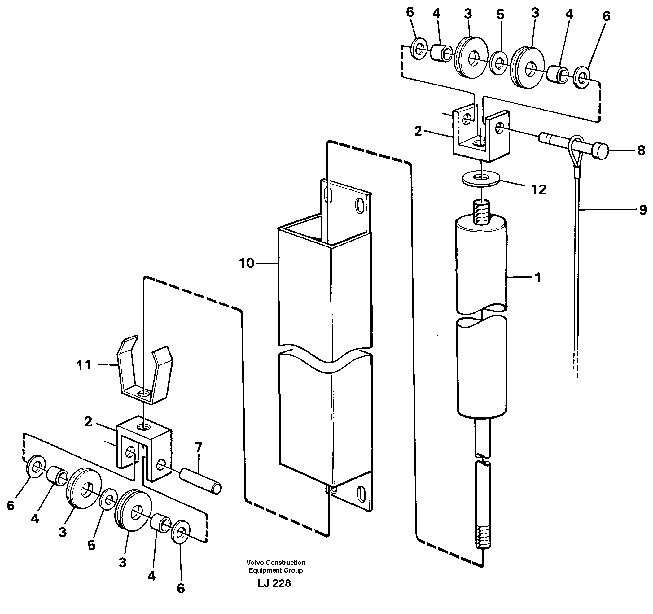 Window lifts — volvo parts diagram