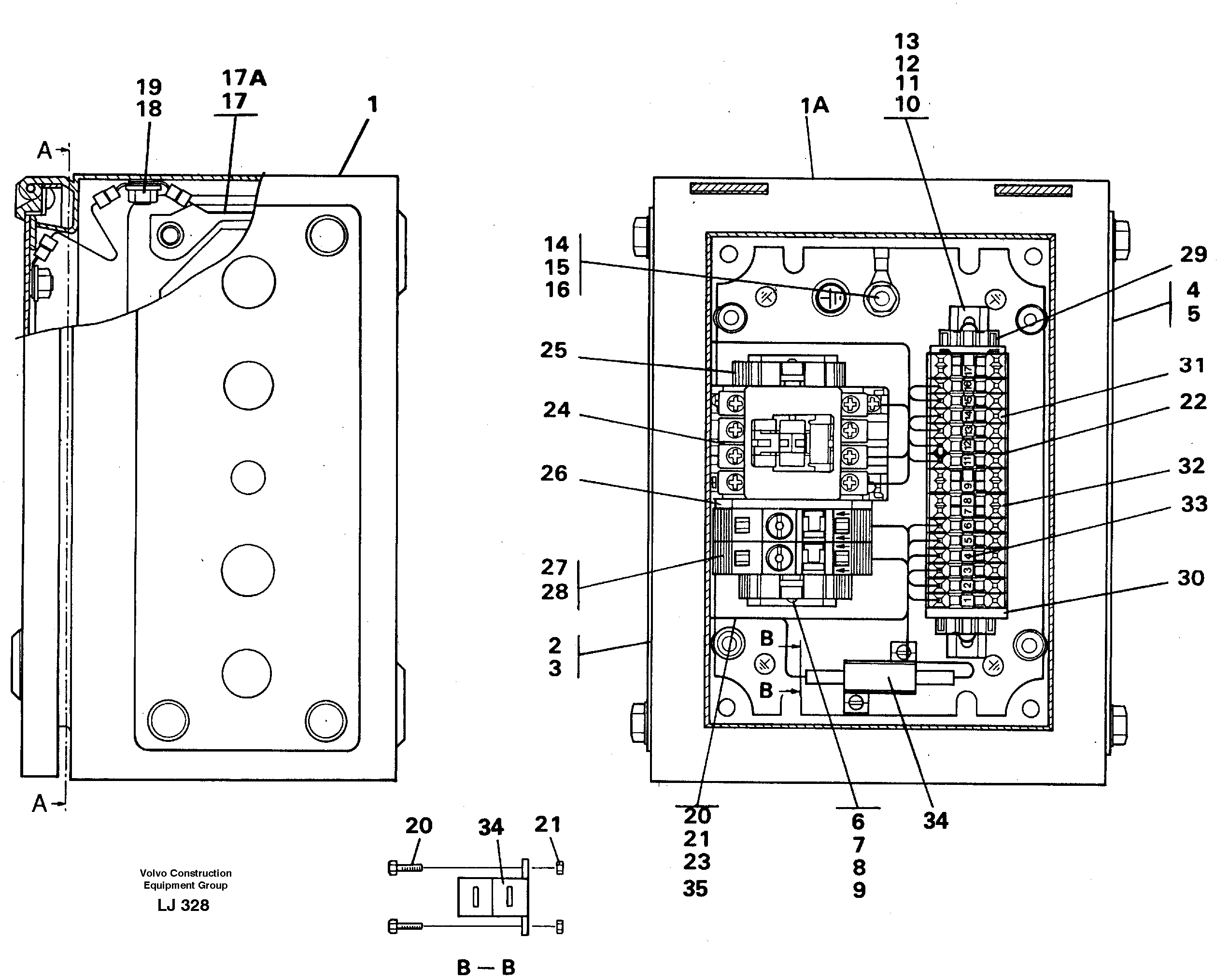 Magnet equipment Ohio, Electrical distribution unit  14263368 — volvo parts diagram