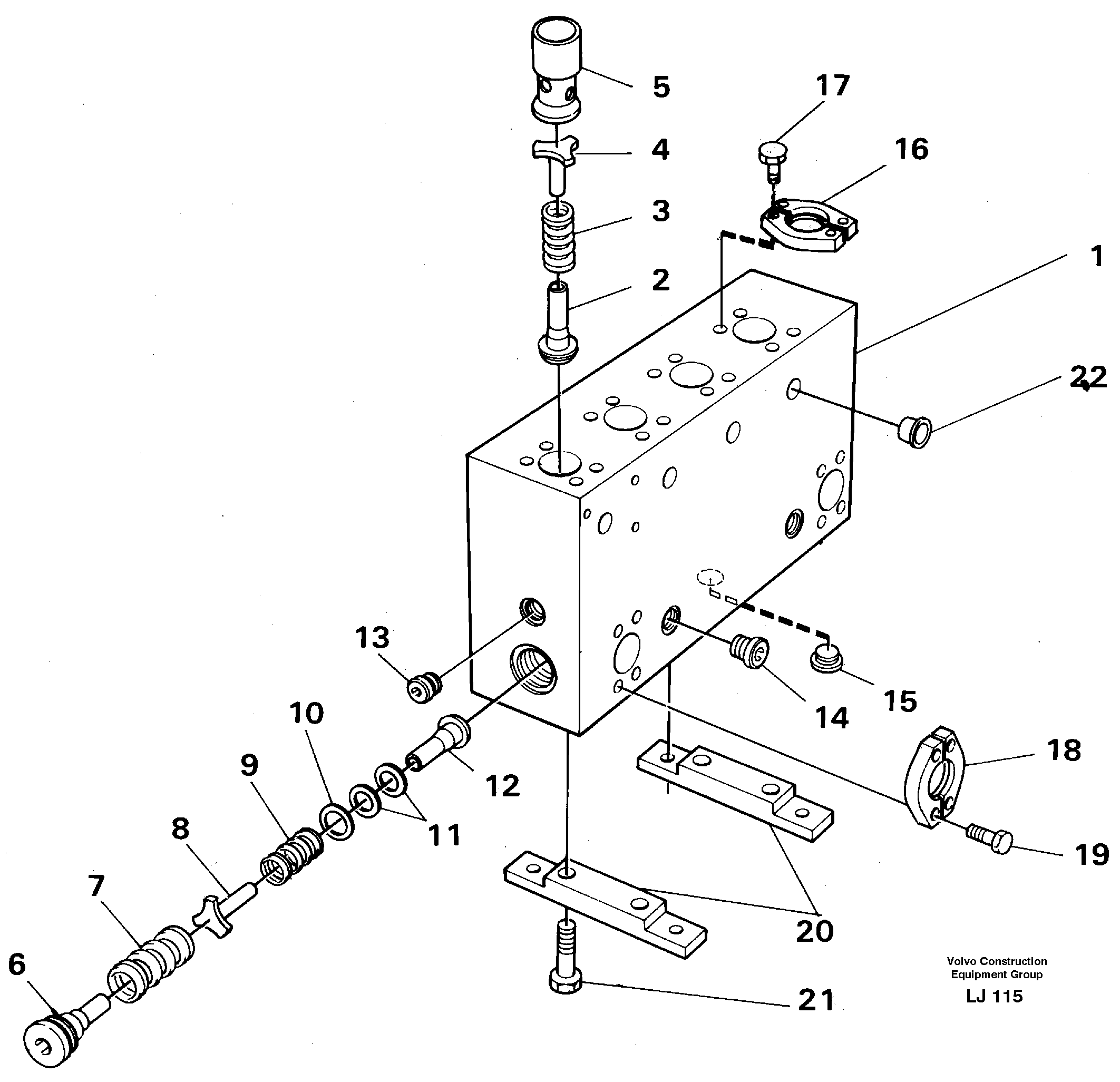 Connection board — volvo parts diagram