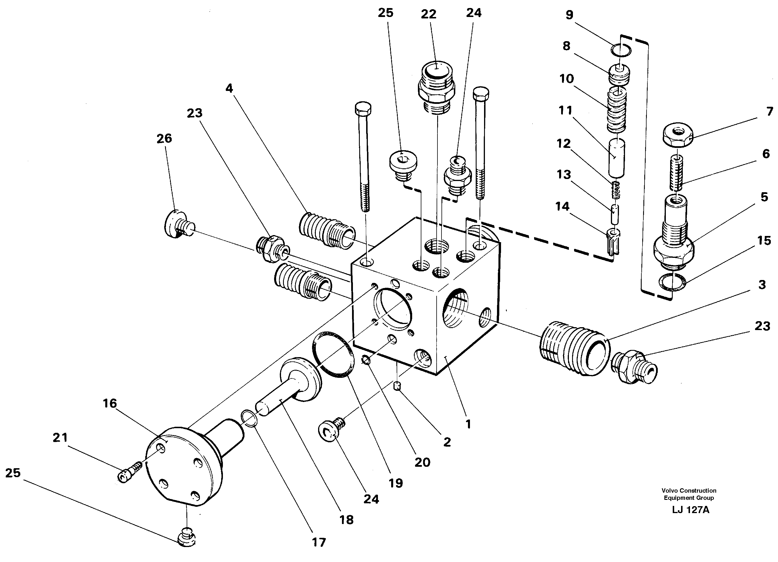 Shunt valve — volvo parts diagram