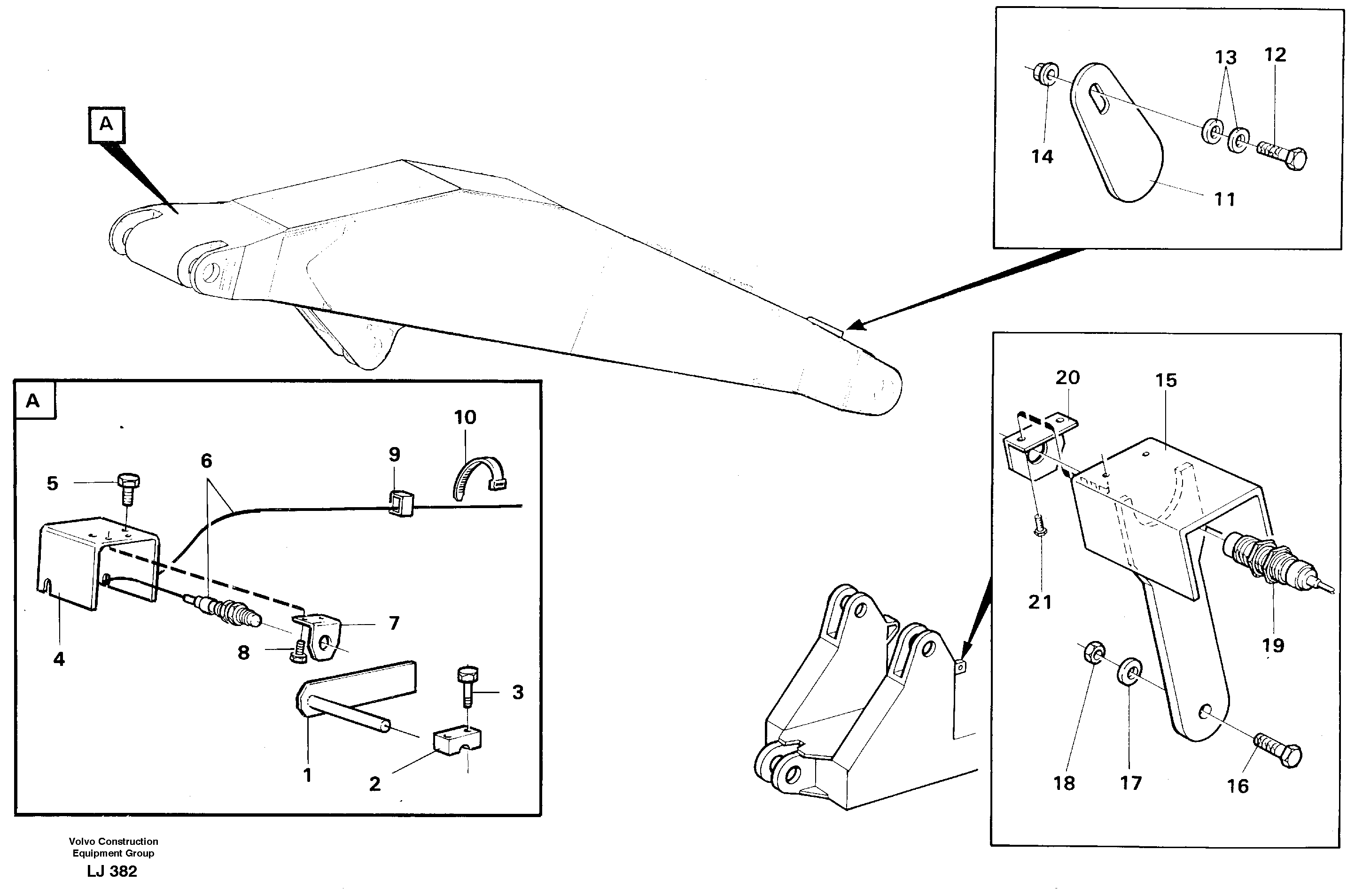 Electric insatallation onfront shovel equipm. — volvo parts diagram