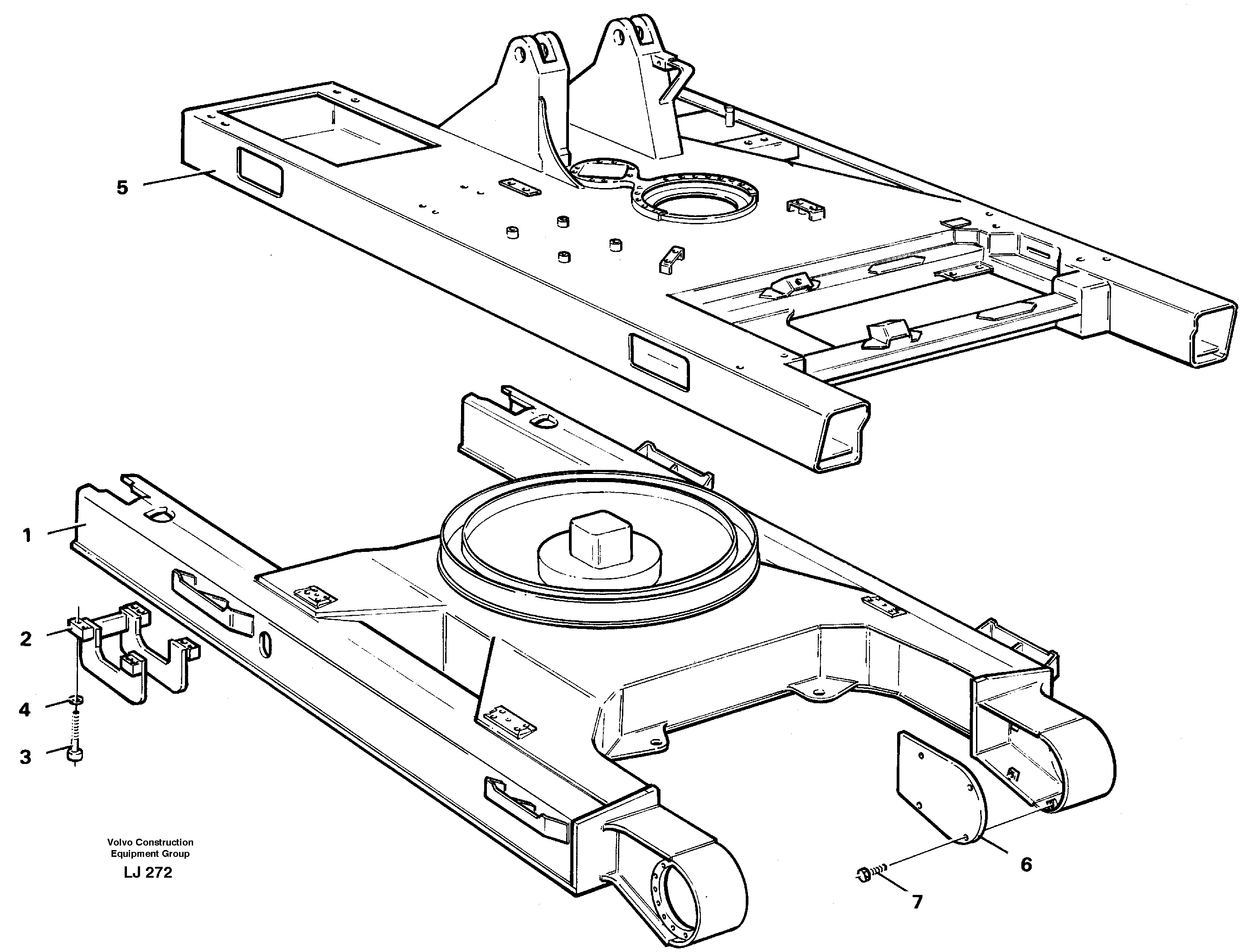 Undercarriage — volvo parts diagram