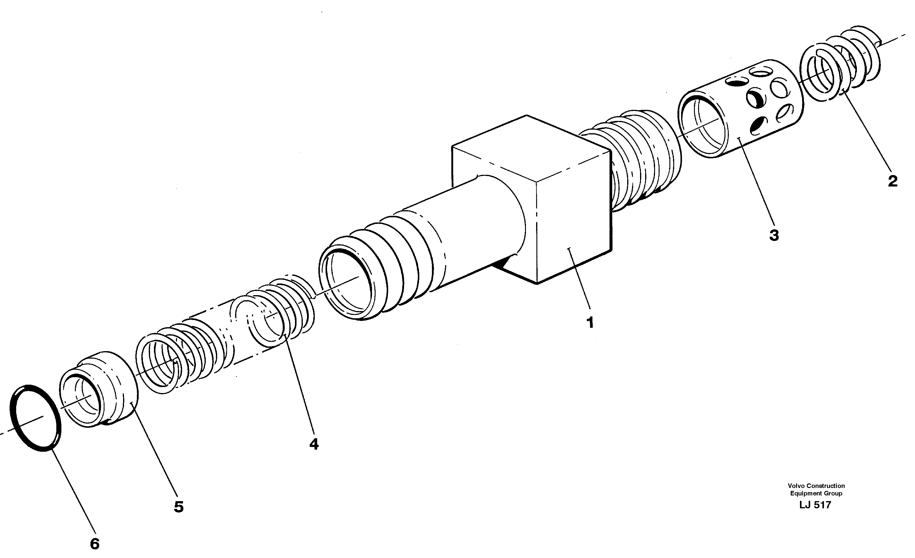Thermostatic valve — volvo parts diagram