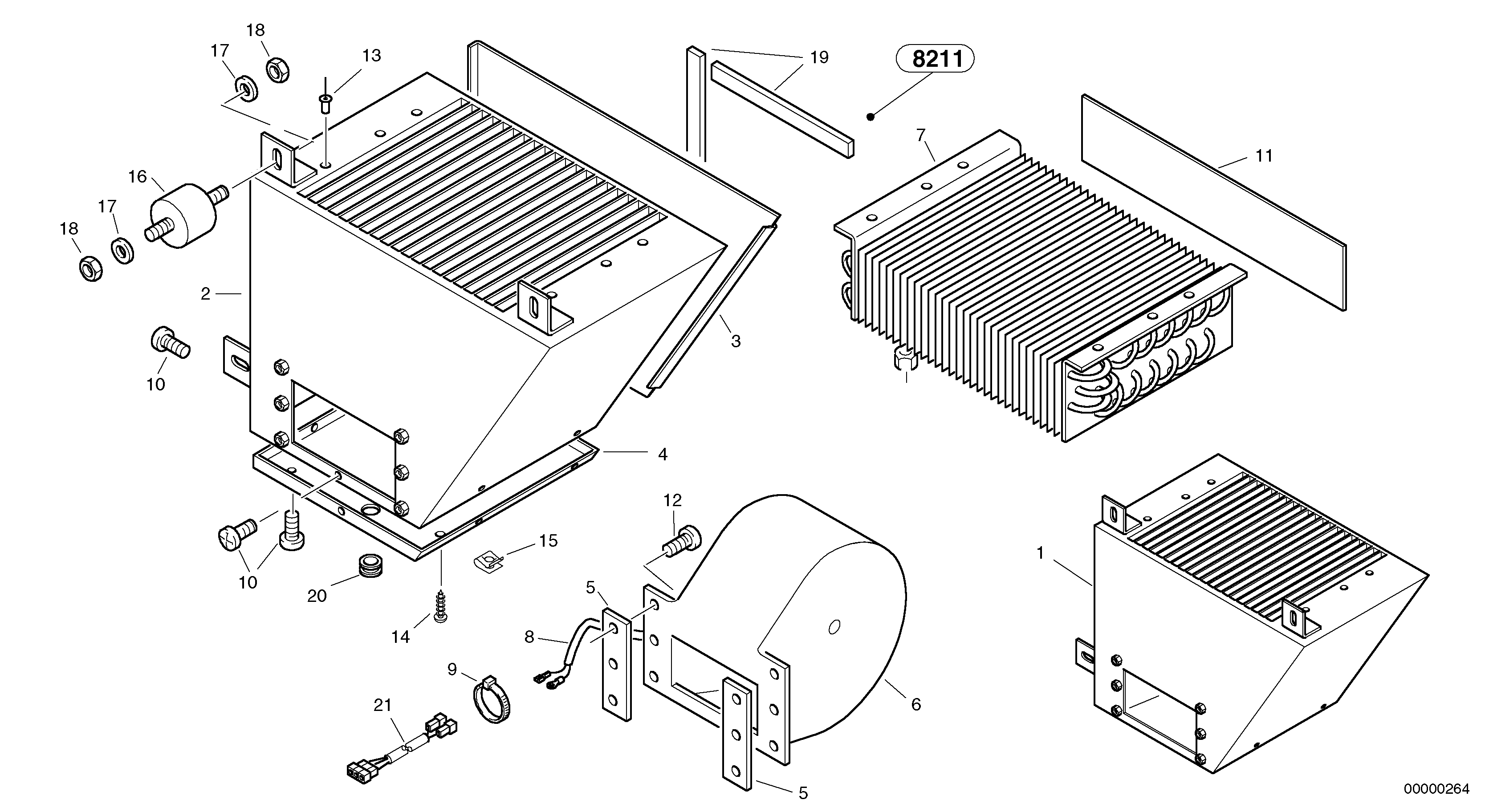 Condenser — volvo parts diagram