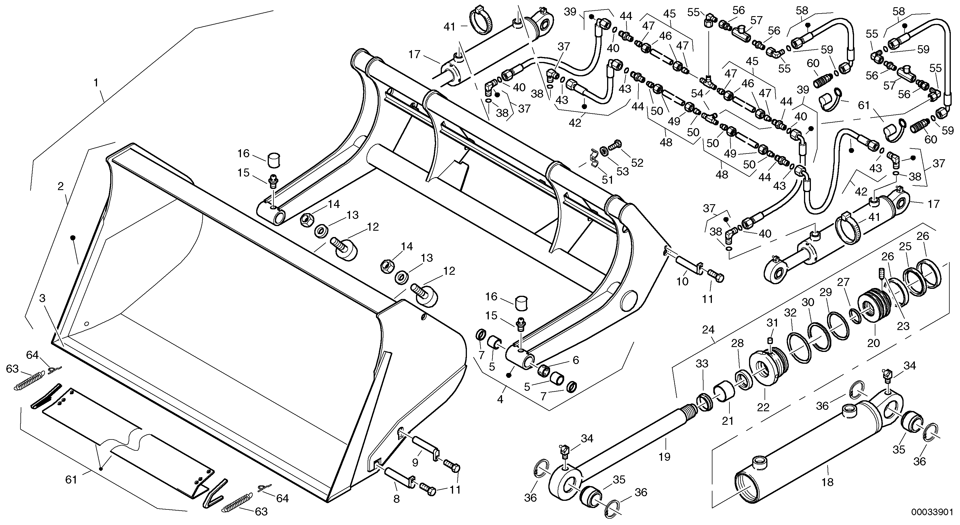 Tipping bucket - Tpz — volvo parts diagram