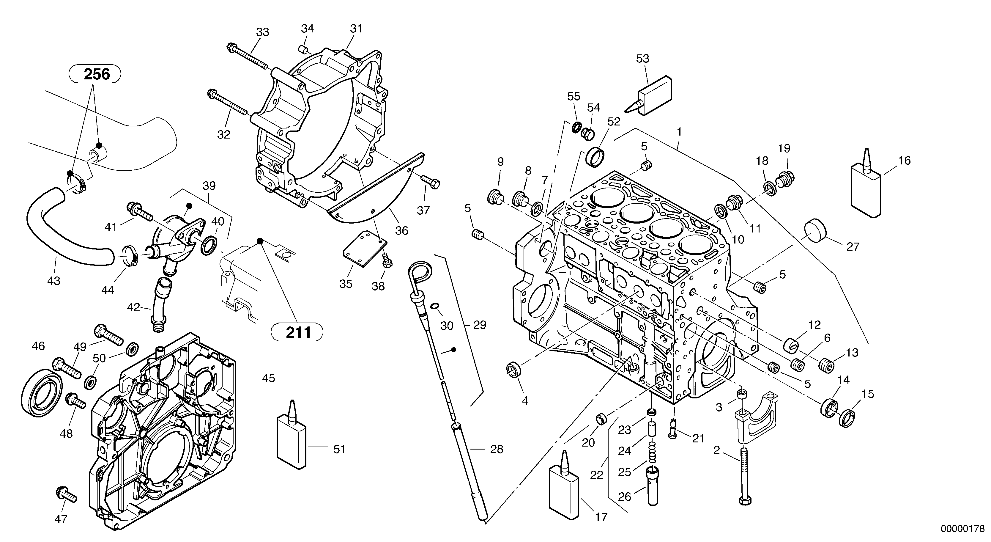 Engine casing, Ventilation — volvo parts diagram