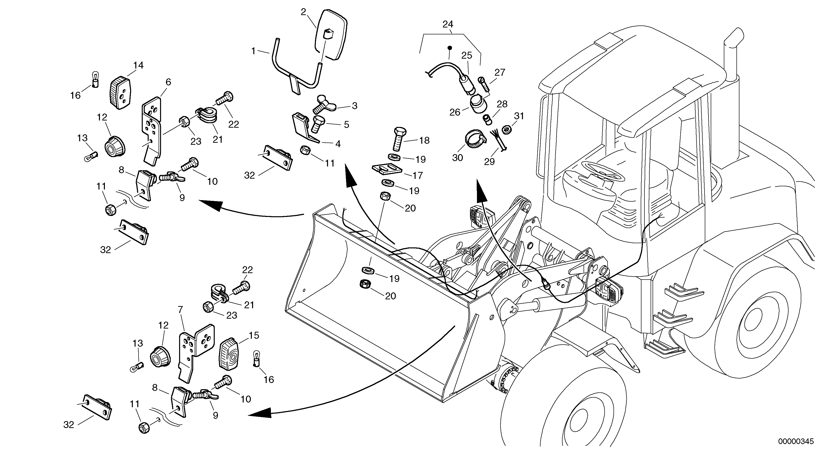 Additional lighting - Swiss — volvo parts diagram
