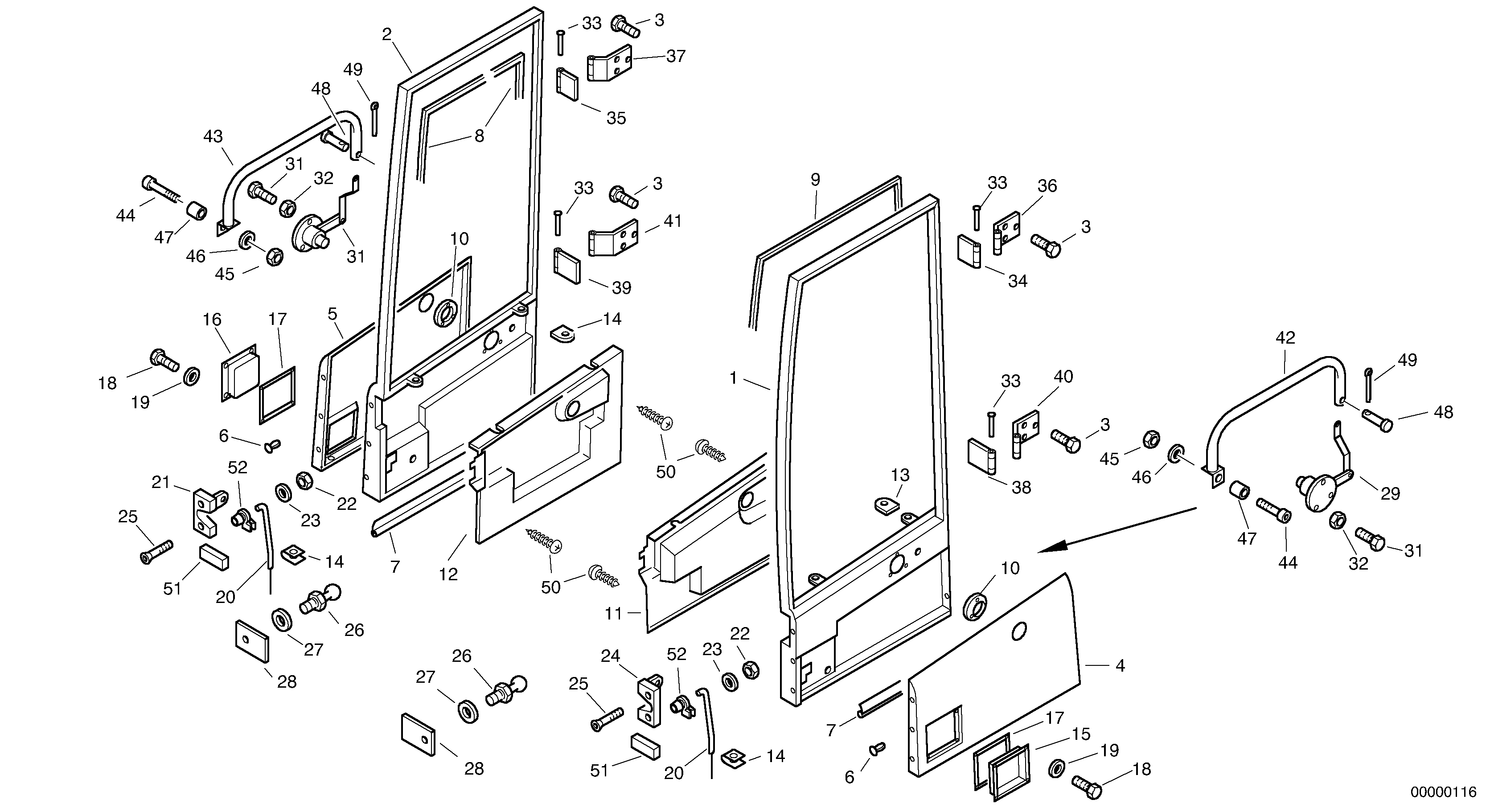 Doors — volvo parts diagram