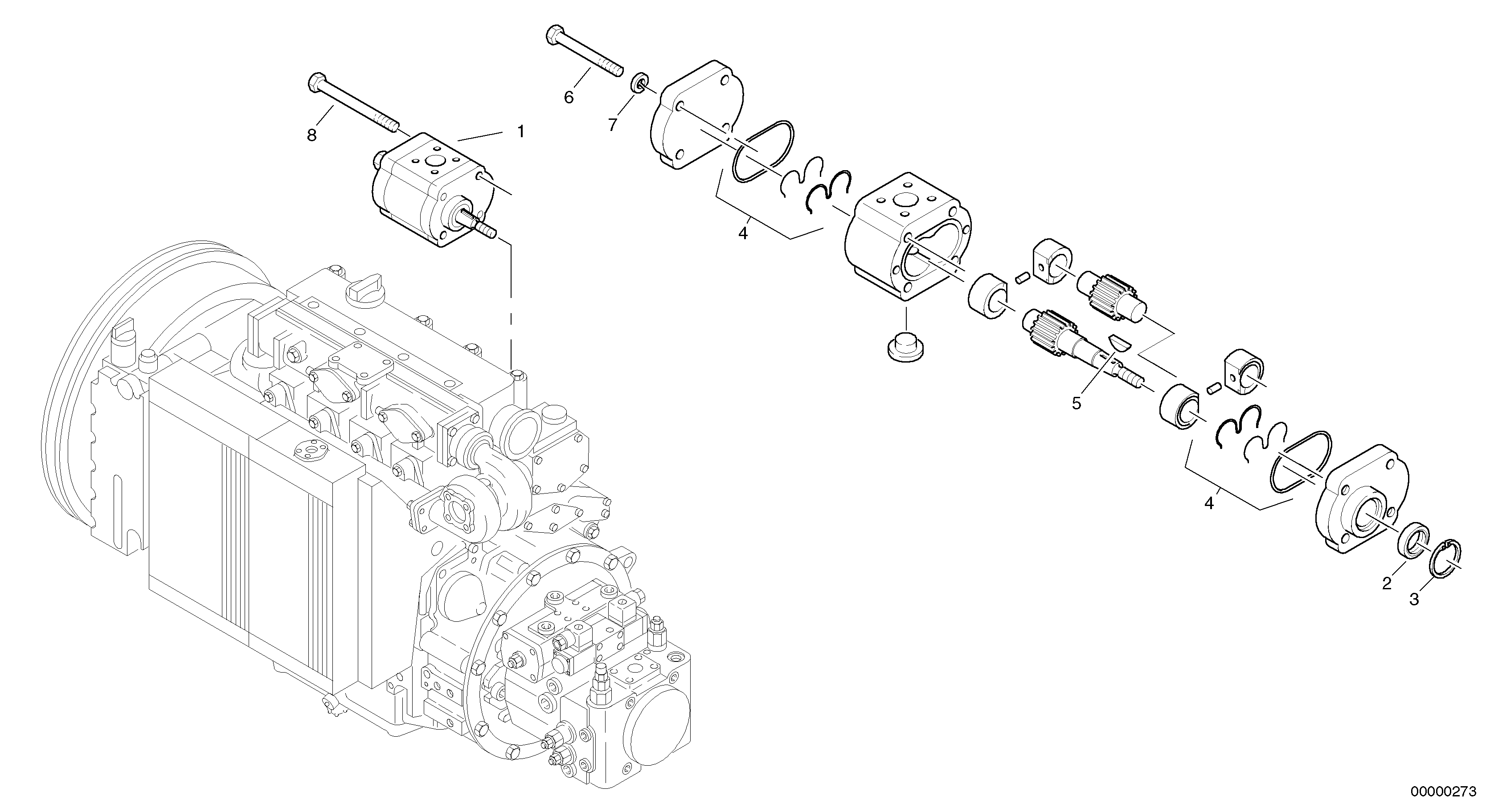 Suction pomp — volvo parts diagram