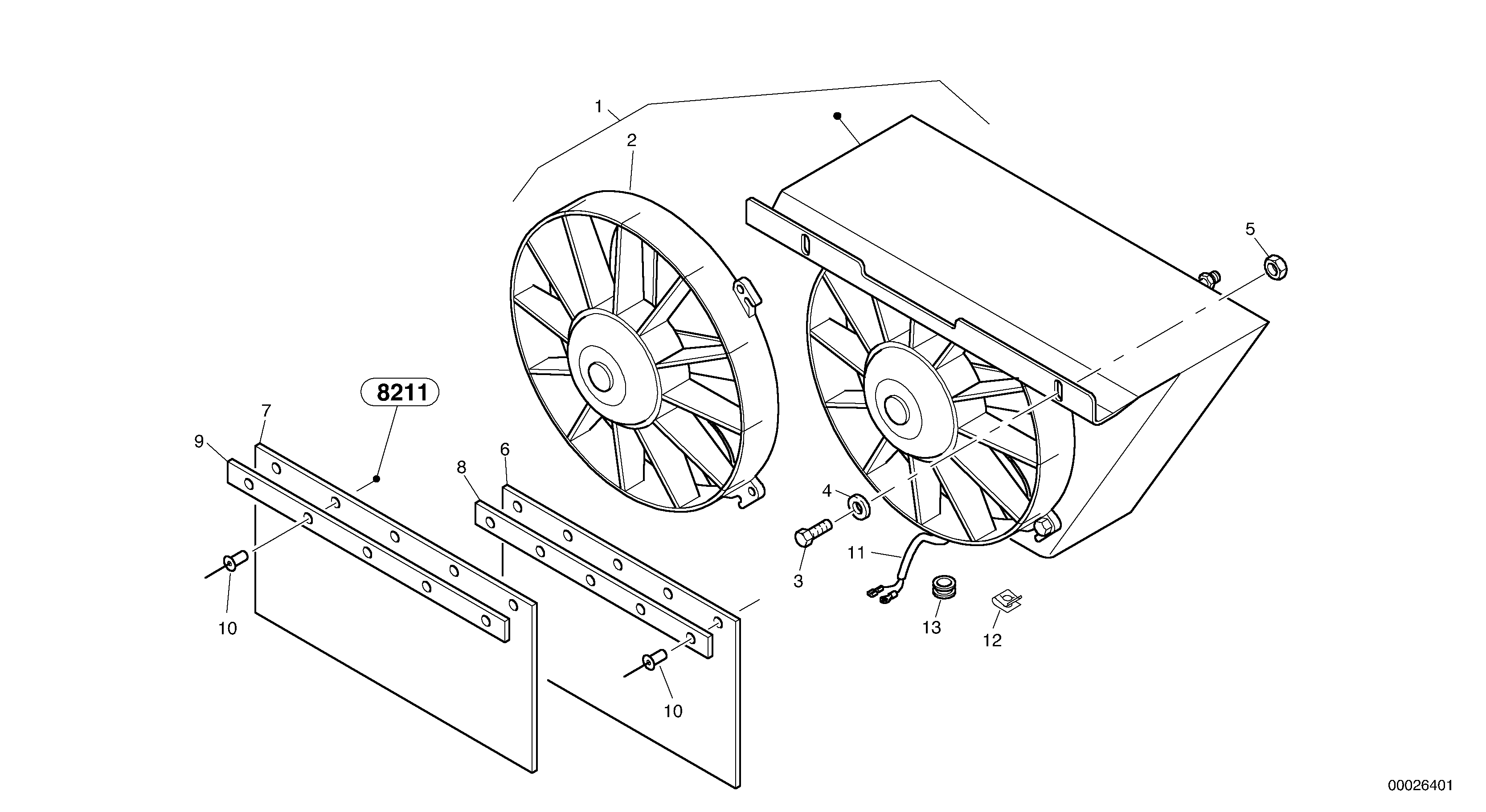 Condenser — volvo parts diagram