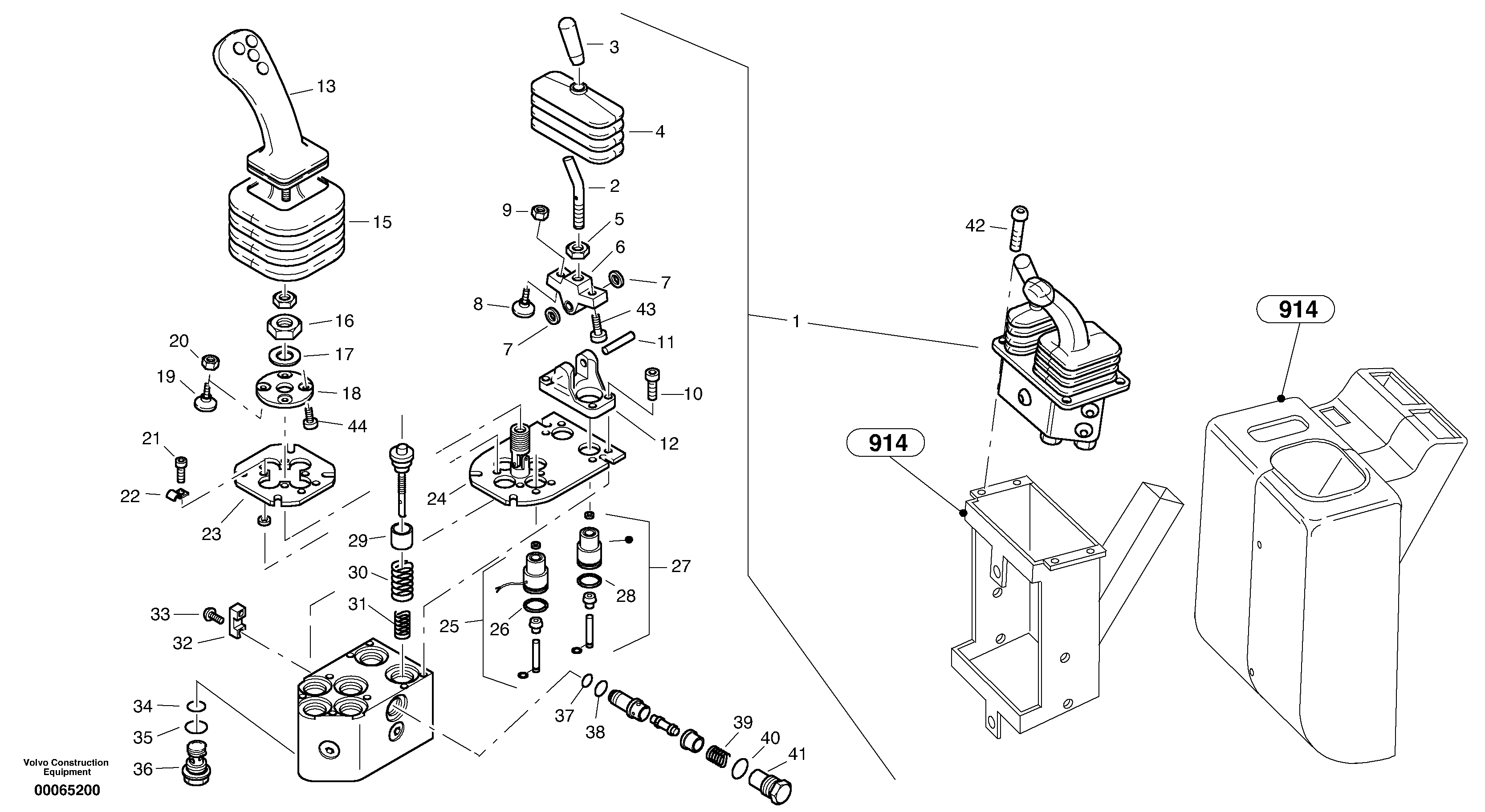 Servo control valve — volvo parts diagram