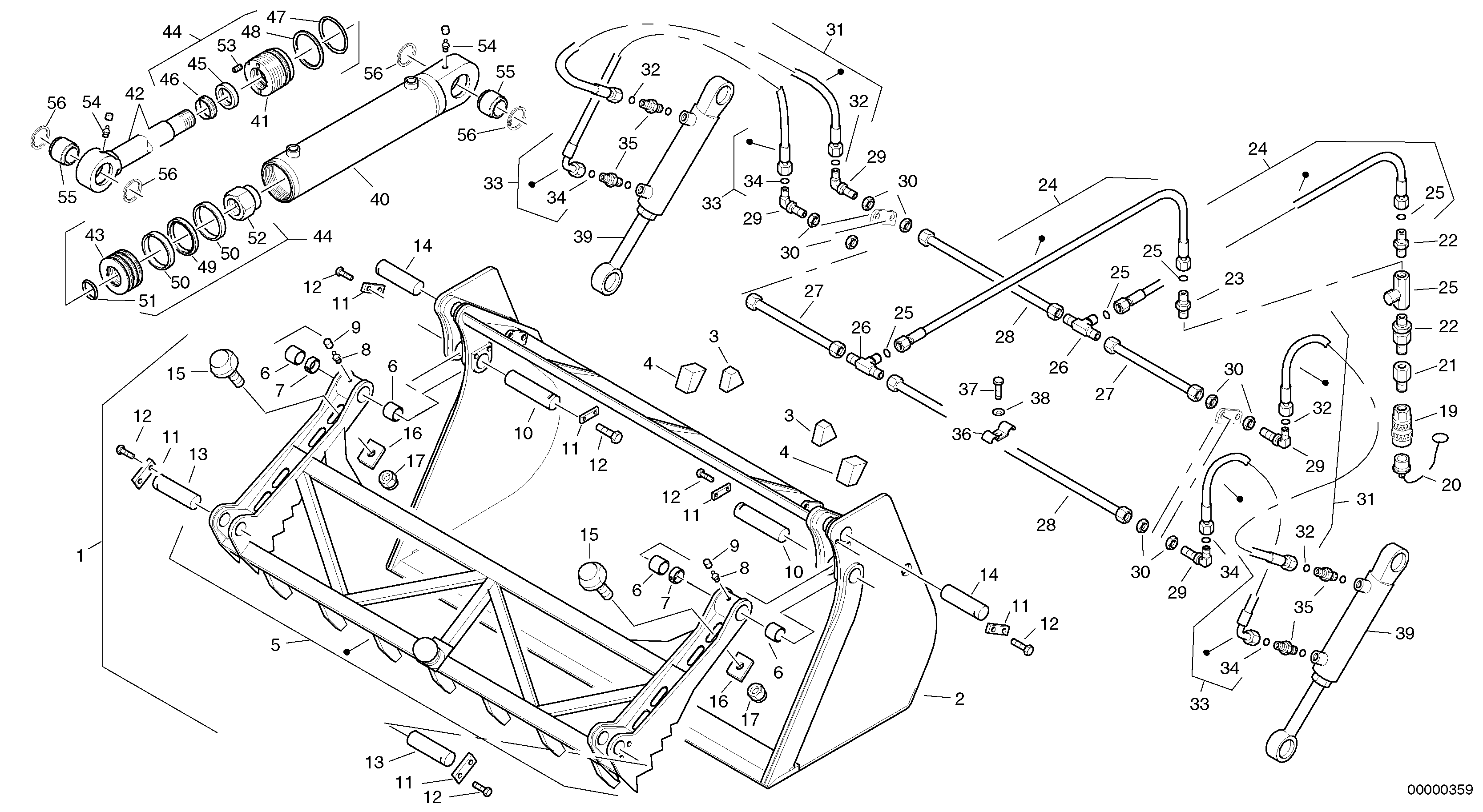 Grab bucket - Tpv — volvo parts diagram