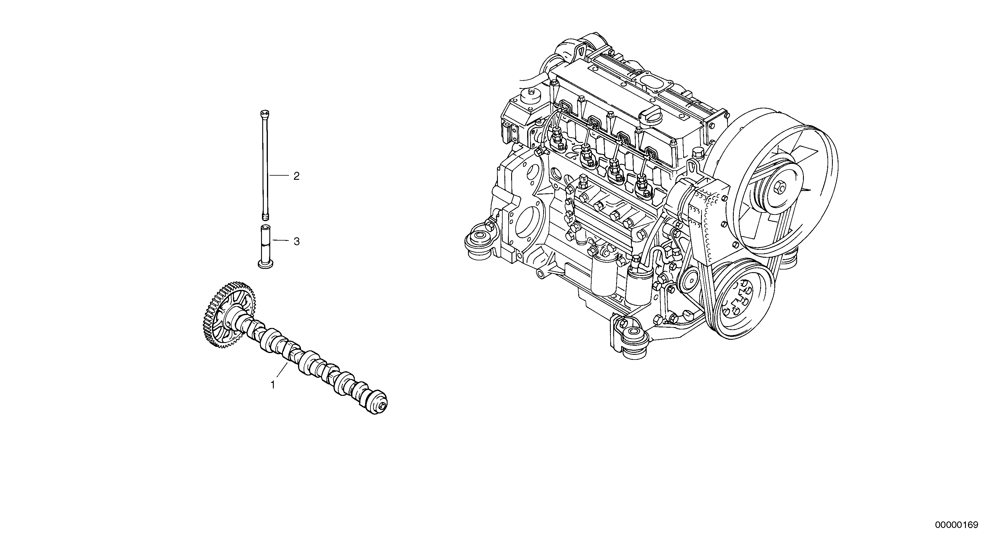 Camshaft — volvo parts diagram
